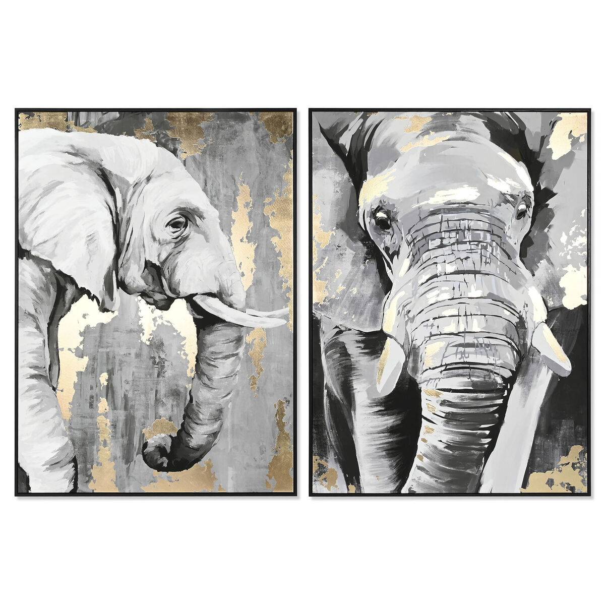 Lienzo DKD Home Decor Poliestireno Lienzo 100 x 4 x 140 cm