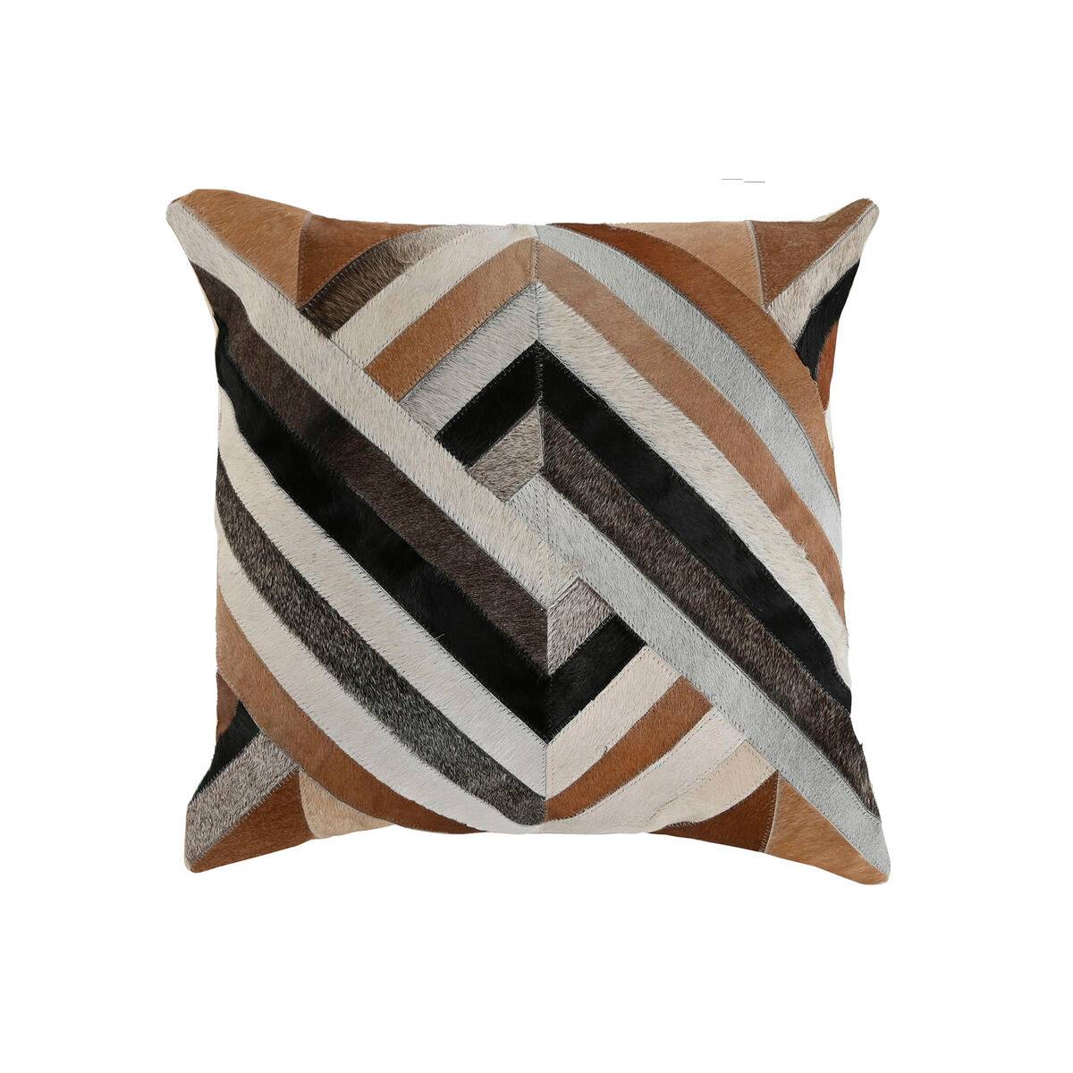 Cojín DKD Home Decor Marrón oscuro Camel Colonial 40 x 10 x 40 cm