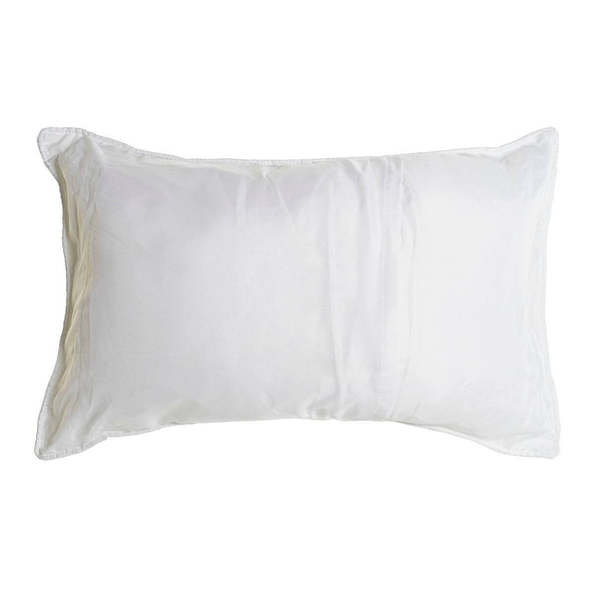 Cojín DKD Home Decor Blanco Poliéster Floral 60 x 10 x 40 cm