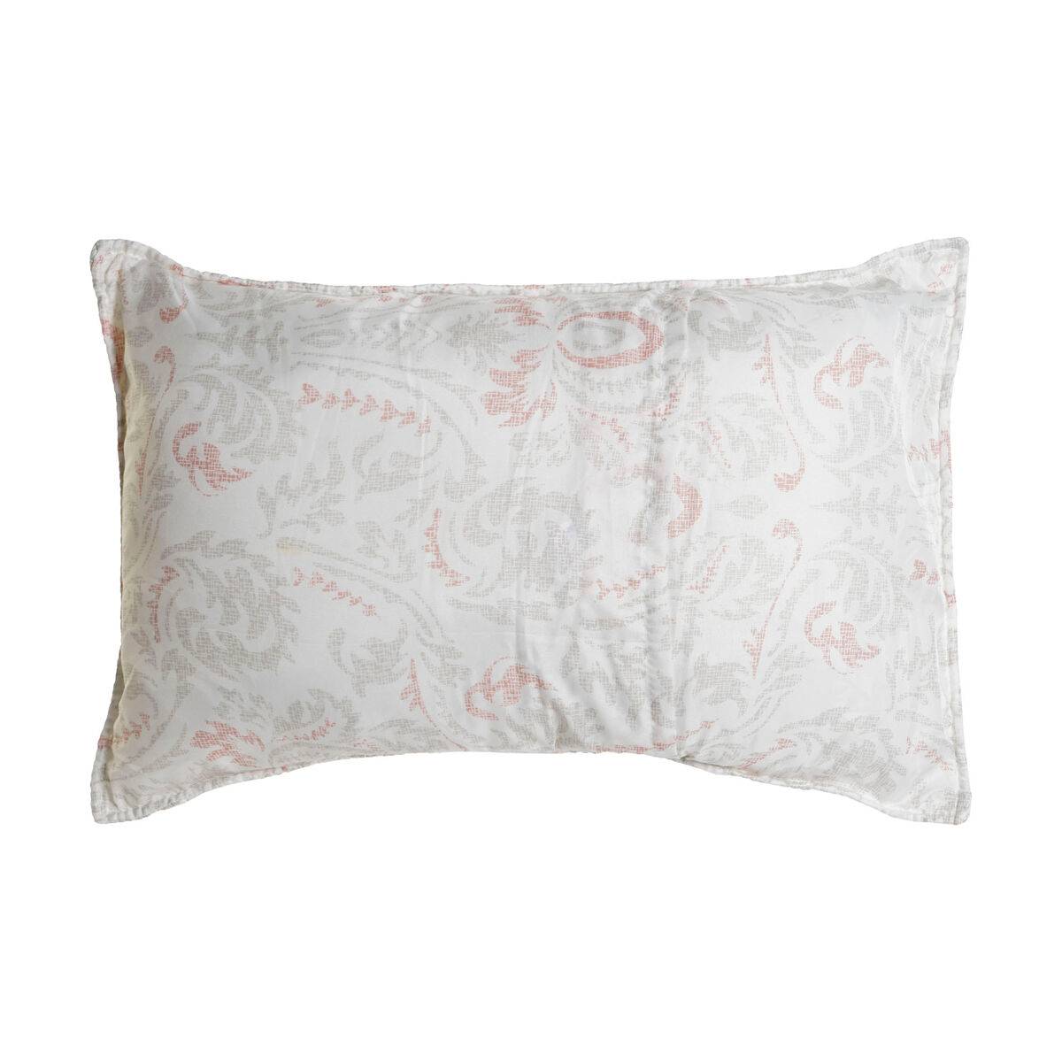 Cojín DKD Home Decor Blanco Poliéster Floral 60 x 10 x 40 cm