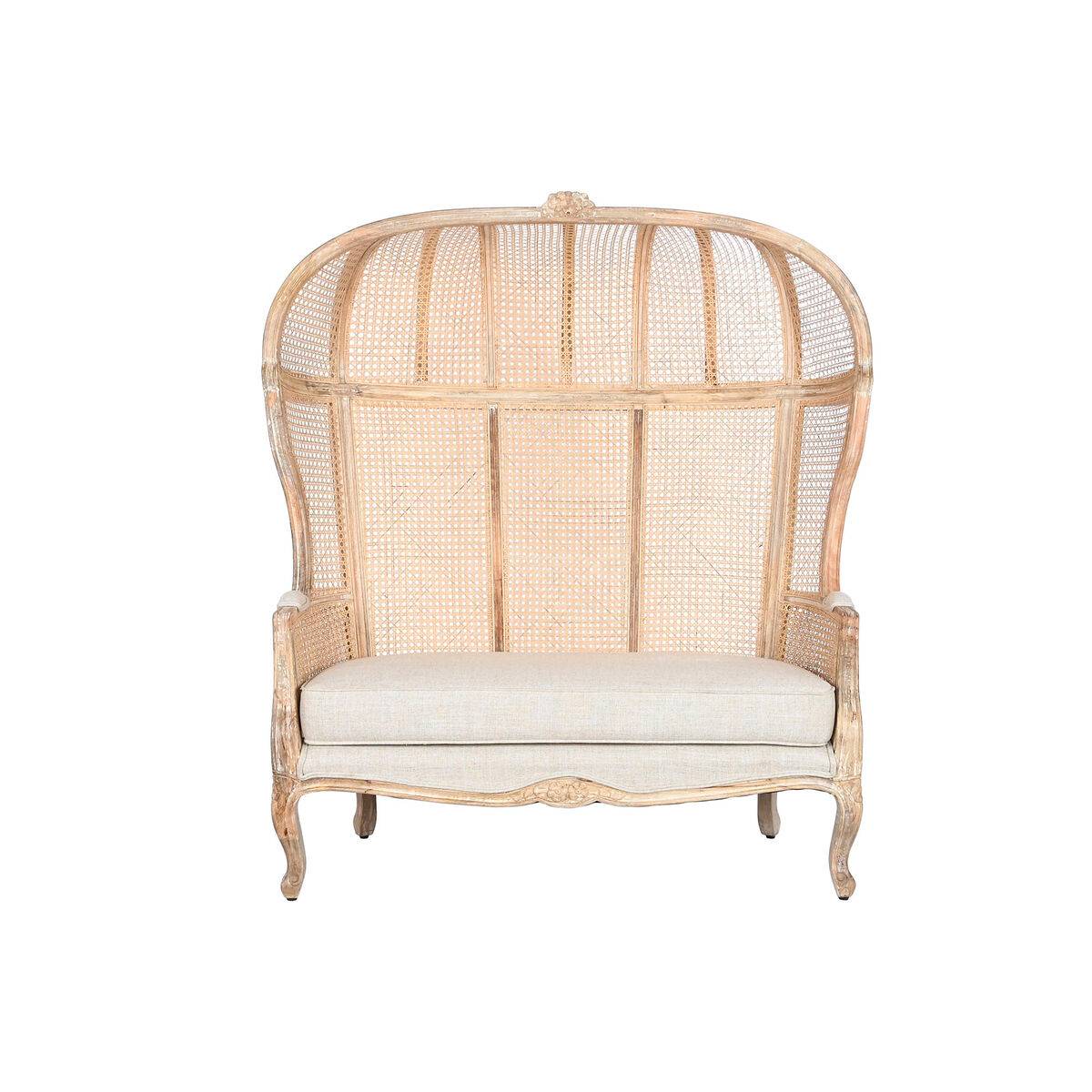 Sofá Home ESPRIT Natural 125 X 58 X 155 CM
