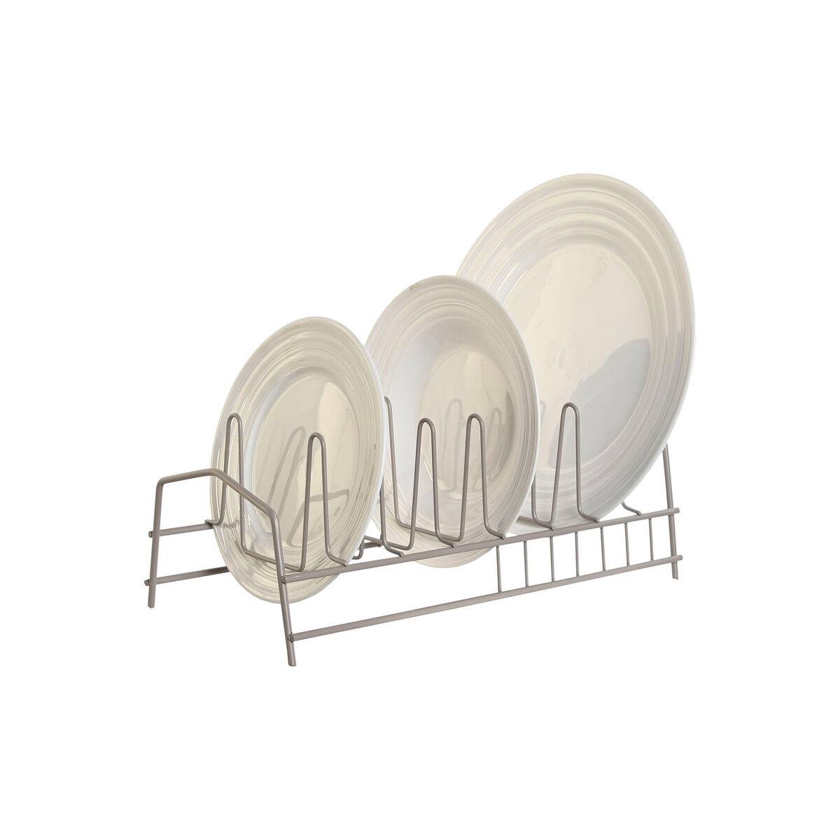 Escurridor para Fregadero Home ESPRIT Beige Gris 35 x 18 x 10 cm (2 Unidades)