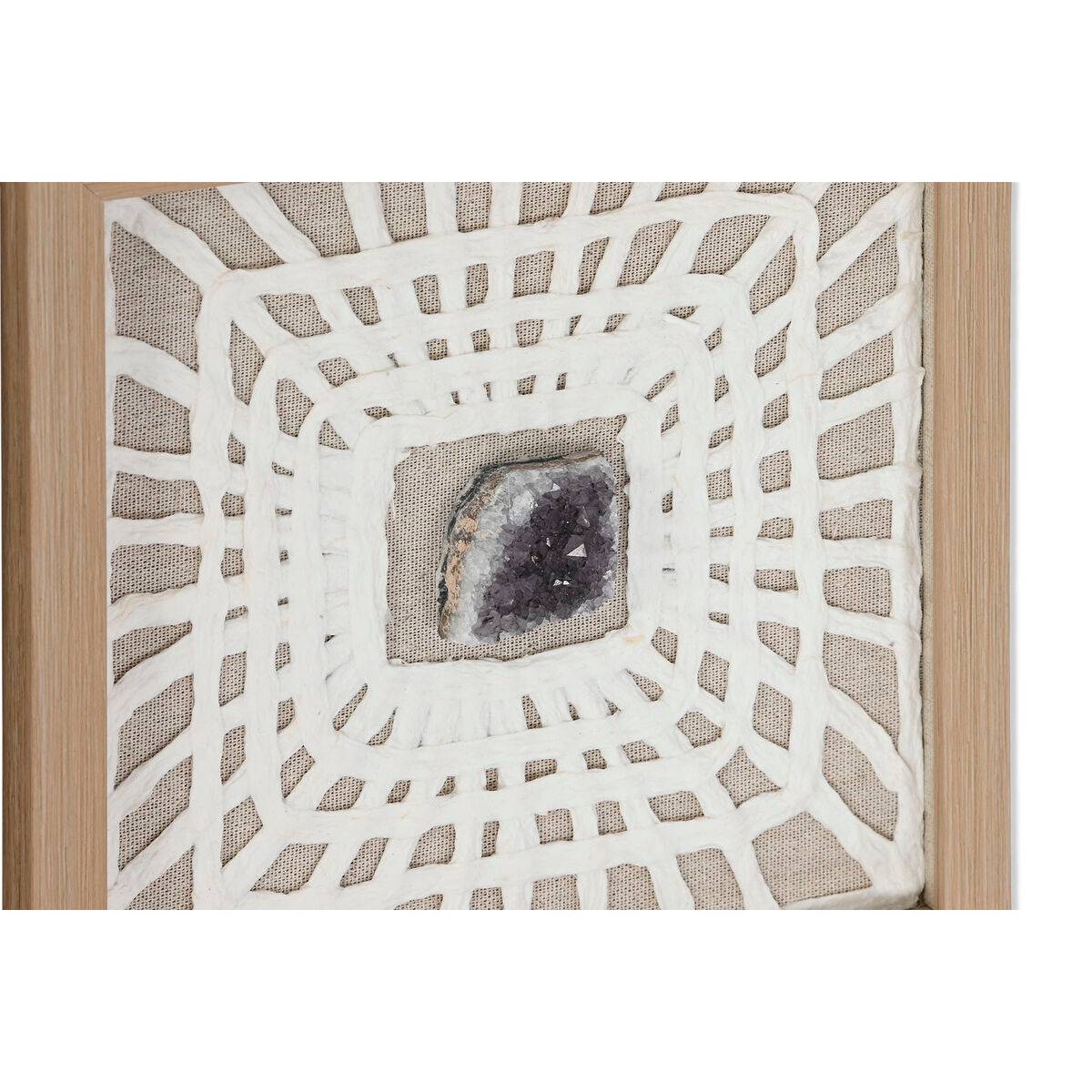 Juego de 4 cuadros Home ESPRIT Papel Cristal 22 x 2 x 22 cm