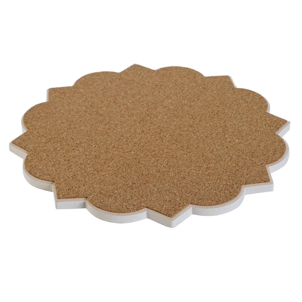 Salvamantel Home ESPRIT Corcho Dolomita 20 x 20 x 1 cm (4 Unidades)