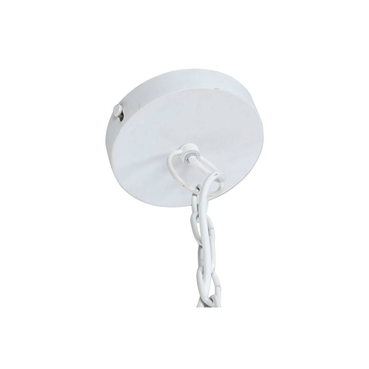 Lámpara de Techo Home ESPRIT Blanco Dorado Metal Hierro 50 W 58 x 58 x 85 cm