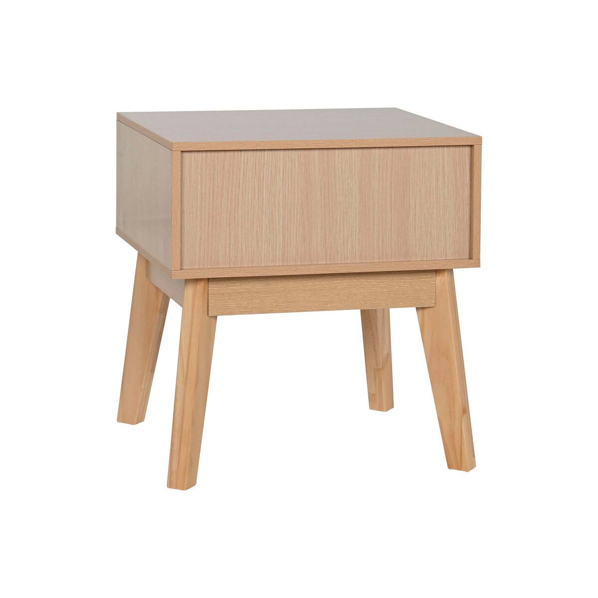 Mesita de Noche Home ESPRIT Natural 45 x 36 x 49 cm
