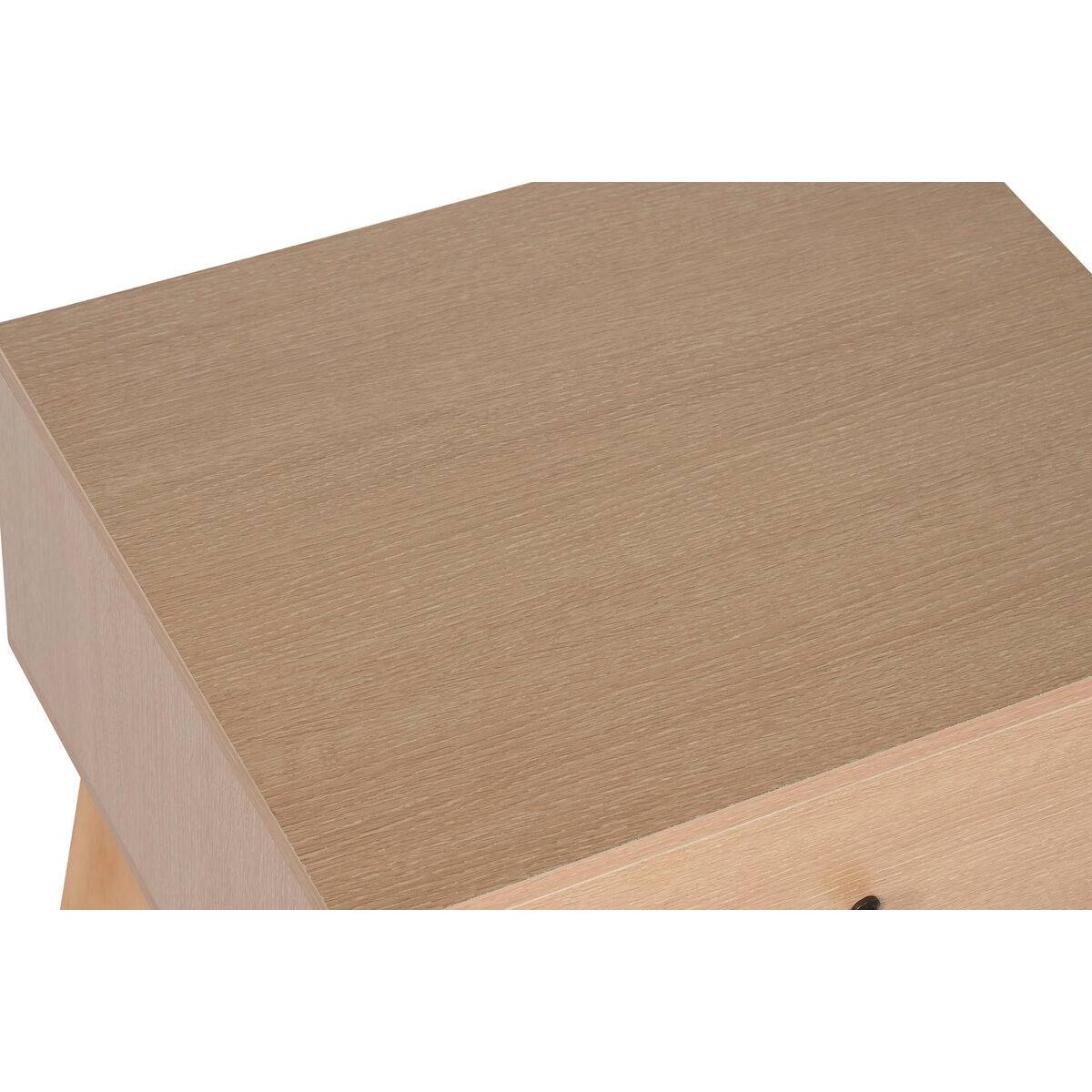 Mesita de Noche Home ESPRIT Natural 45 x 36 x 49 cm