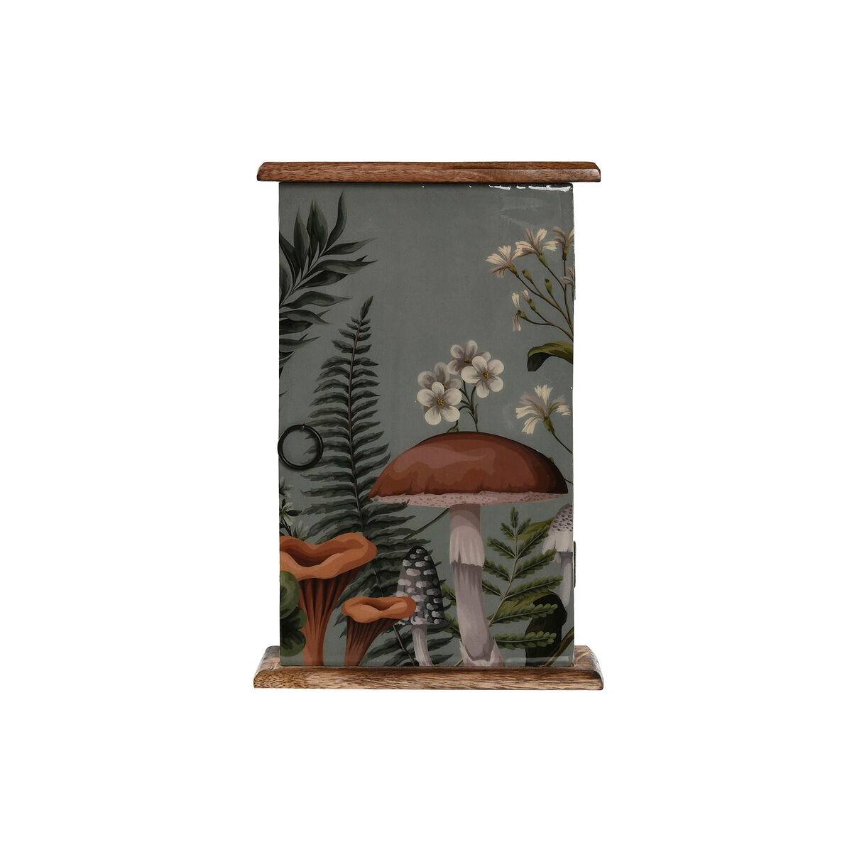 Armario de llaves Home ESPRIT Natural 18 x 7,5 x 28 cm