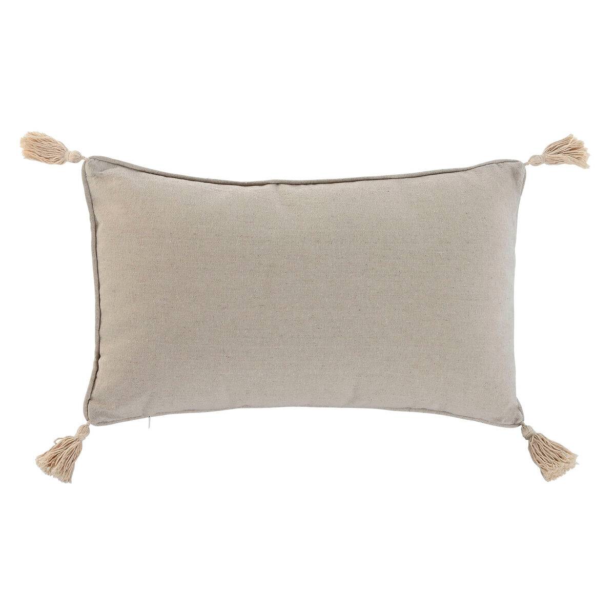 Cojín Home ESPRIT Beige Natural Boho 50 x 8 x 30 cm