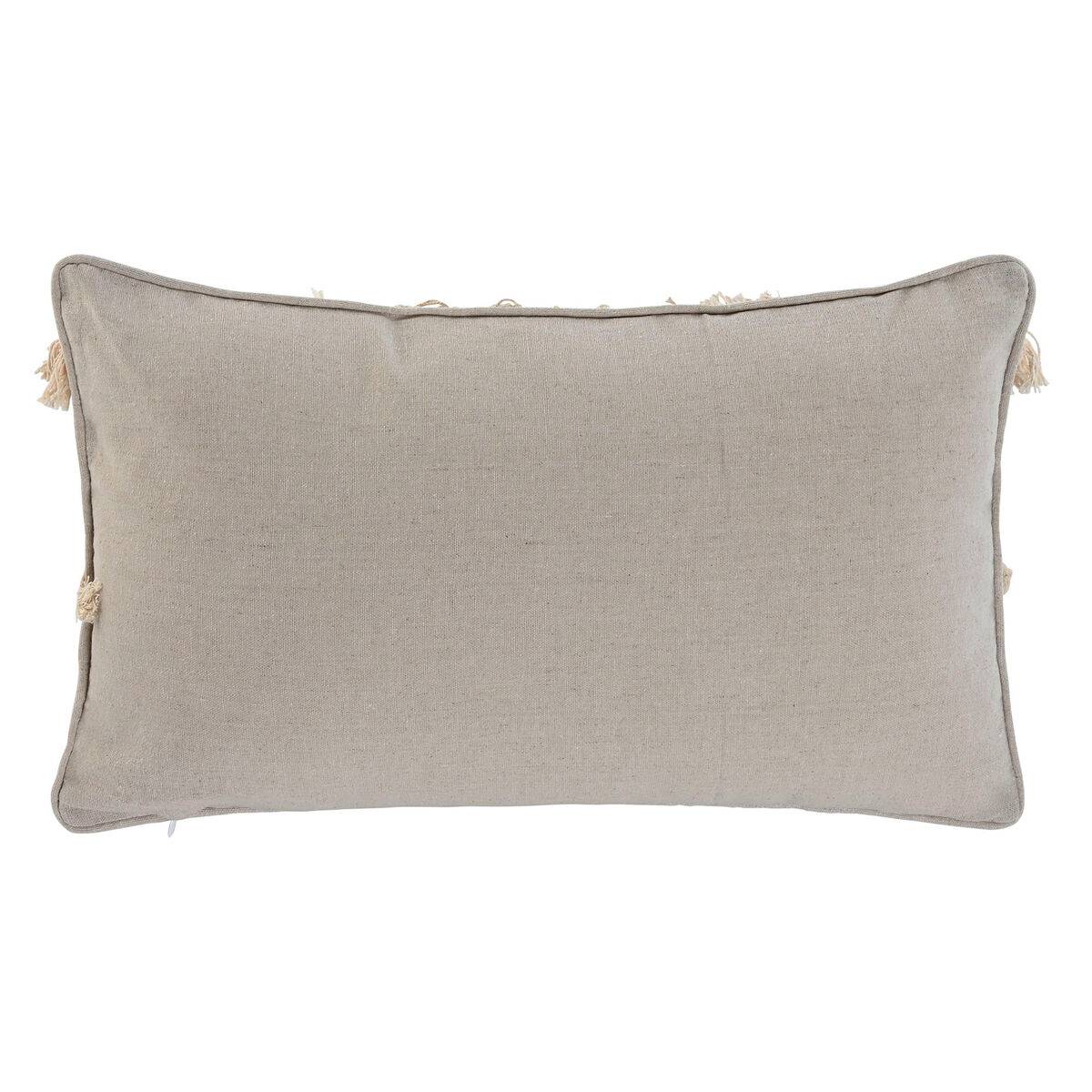 Cojín Home ESPRIT Blanco Negro Boho 50 x 8 x 30 cm