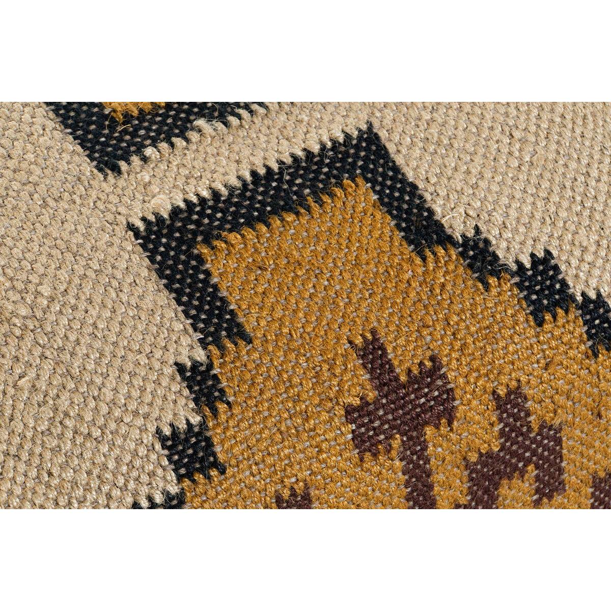 Reposapiés Home ESPRIT Beige Mostaza 80 x 80 x 44 cm