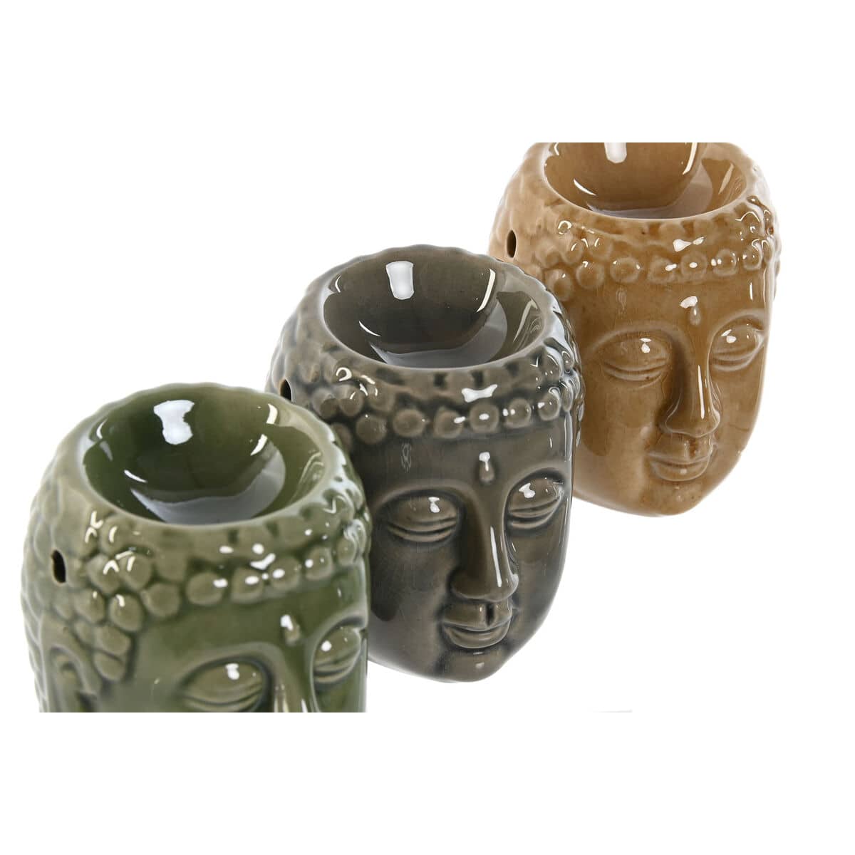 Quemador de esencias Home ESPRIT 17 x 13,5 x 8 cm (3 Unidades)