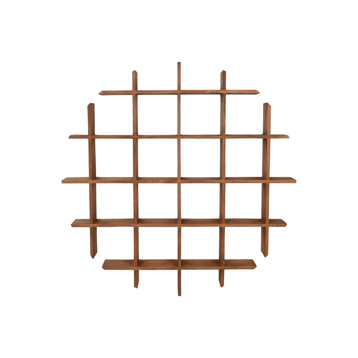 Estantería Home ESPRIT madera de teca 120 x 15 x 120 cm