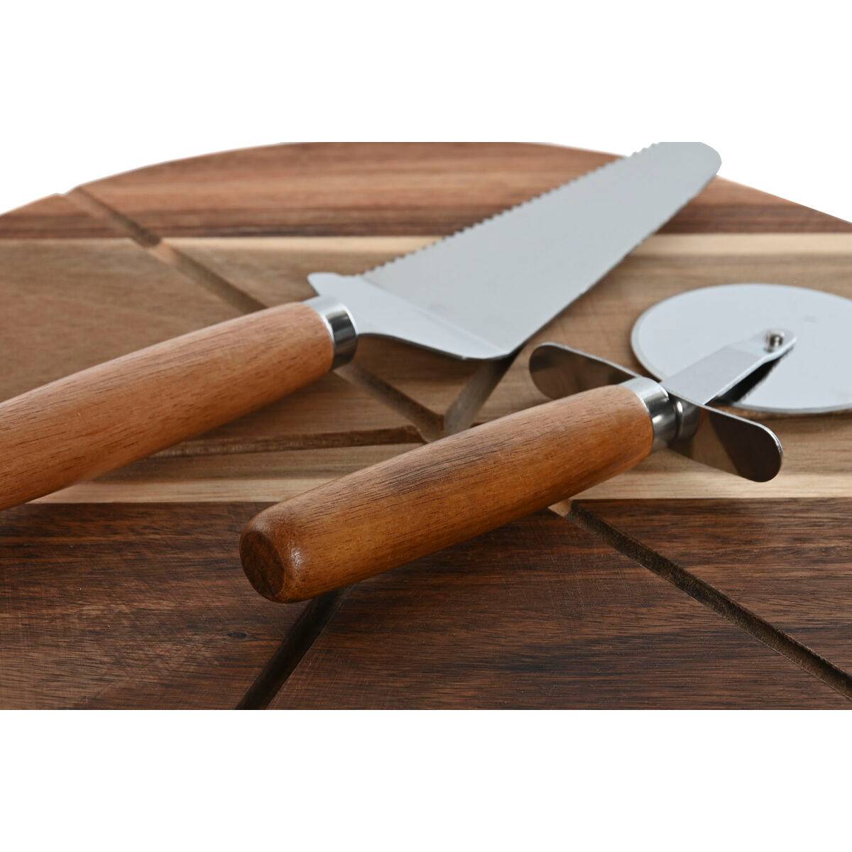 Tabla de cortar Home ESPRIT Natural 30 x 40 x 1,5 cm (3 Piezas)