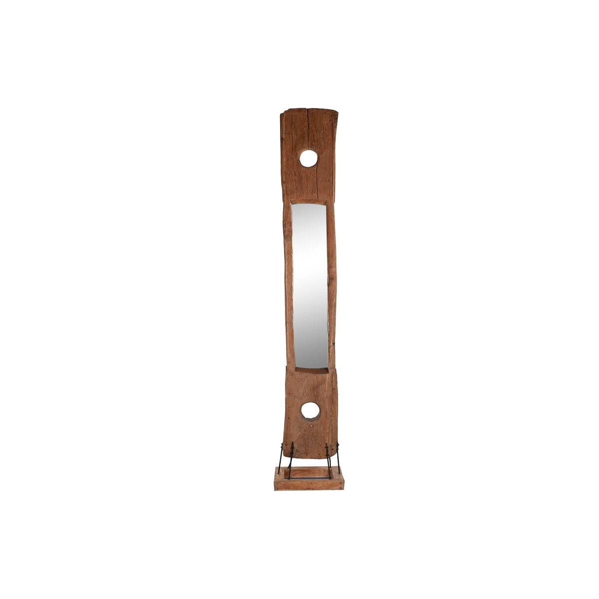 Espejo de pie Home ESPRIT Natural Cristal Teca 45 X 45 X 285 CM