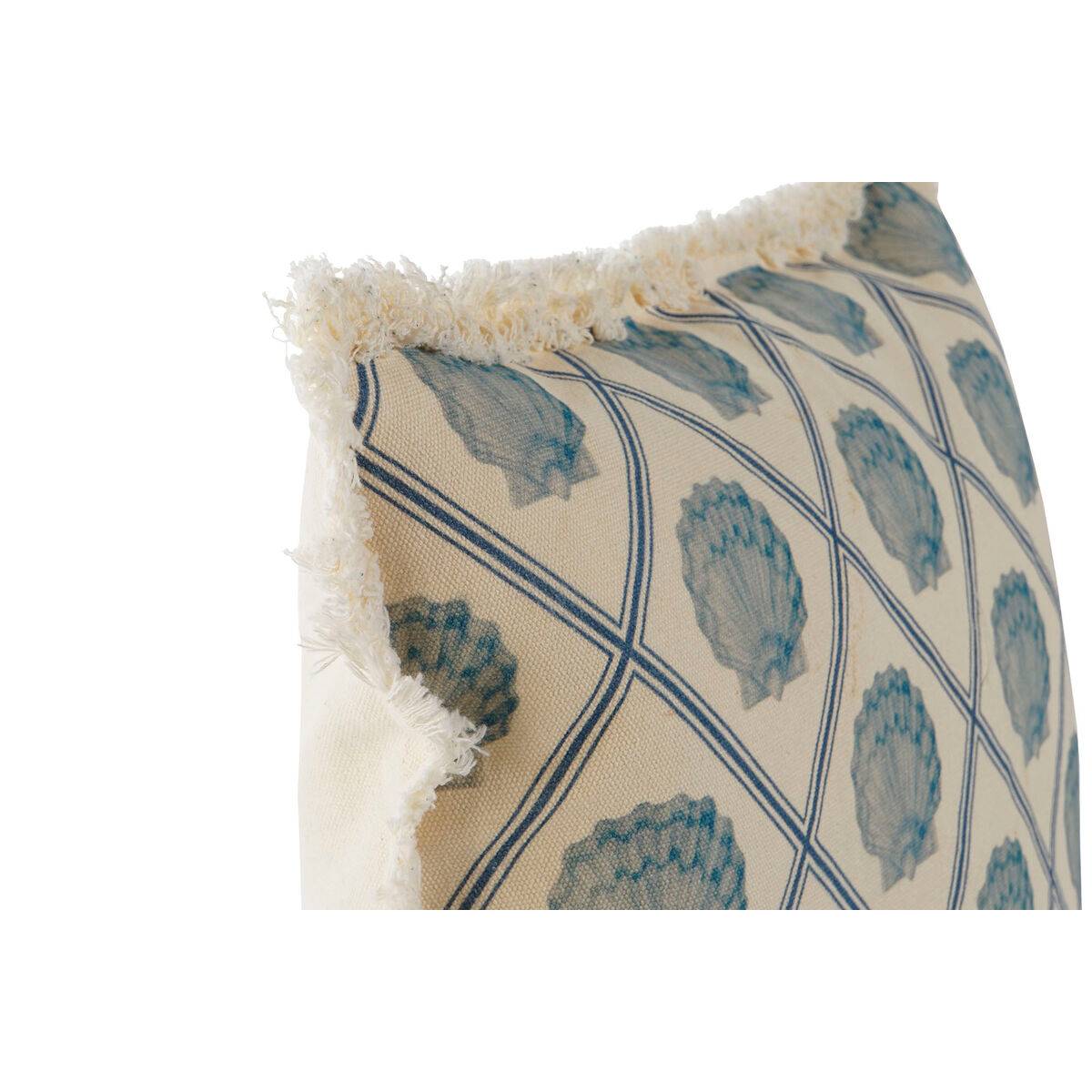 Cojín Home ESPRIT Azul Beige 45 x 10 x 45 cm (2 Unidades)