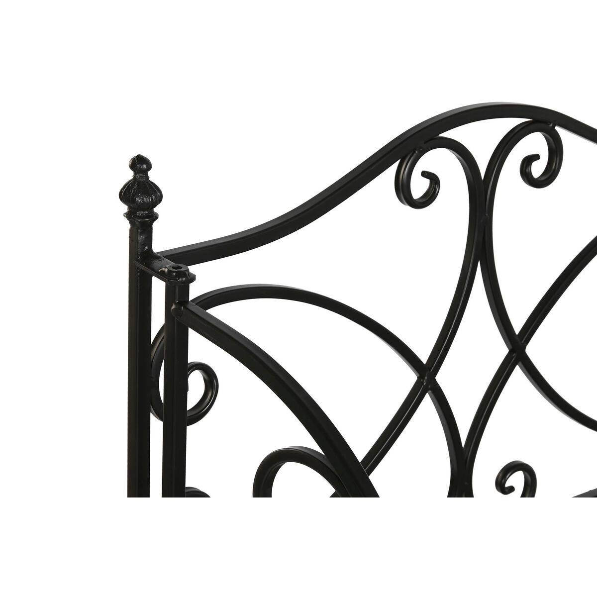 Estantería Home ESPRIT Negro Multicolor Cerámica Forja 3 Estantes 54 x 29 x 121 cm 58 x 31,5 x 117 cm