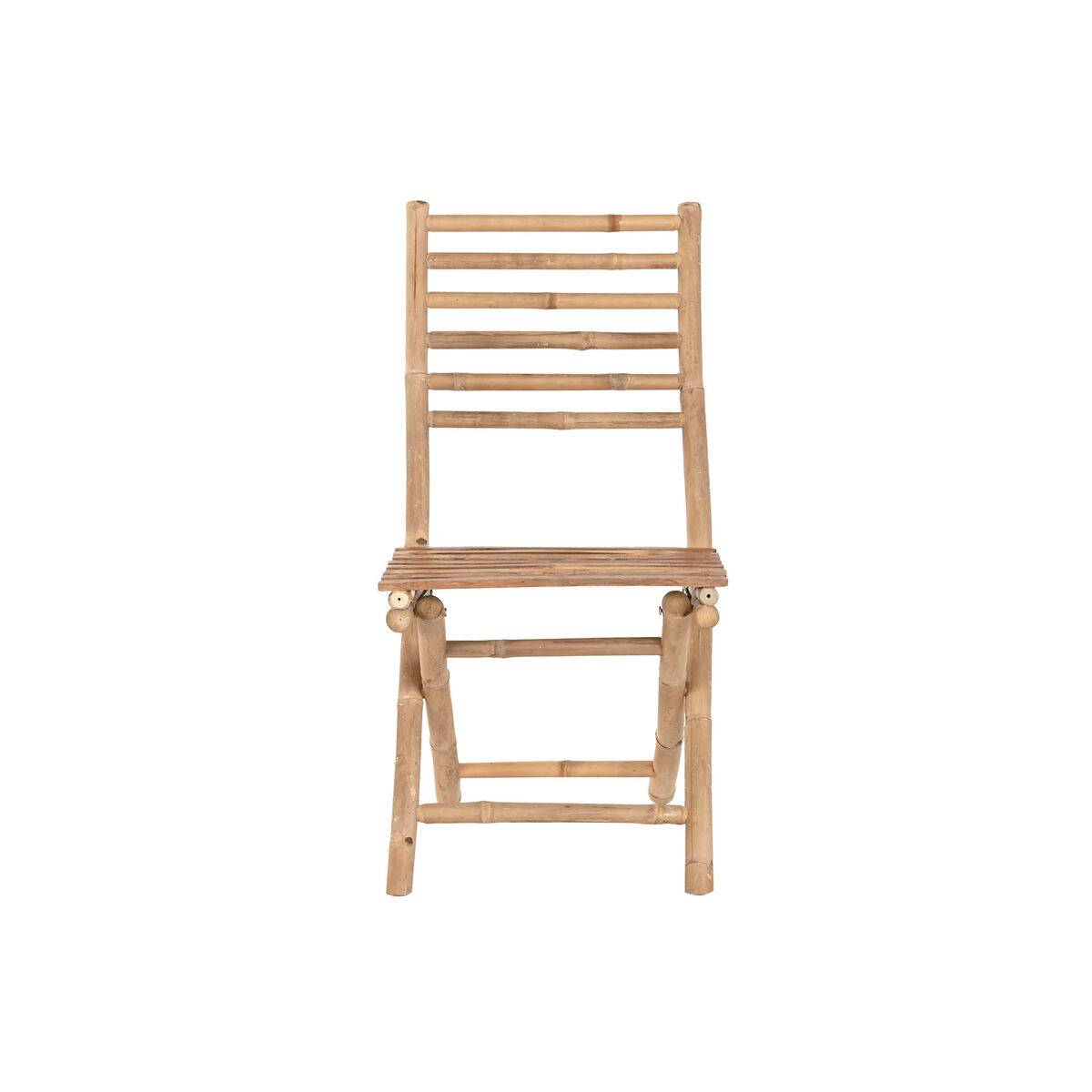 Silla de Jardín Home ESPRIT Marrón Bambú 45 x 55 x 95 cm