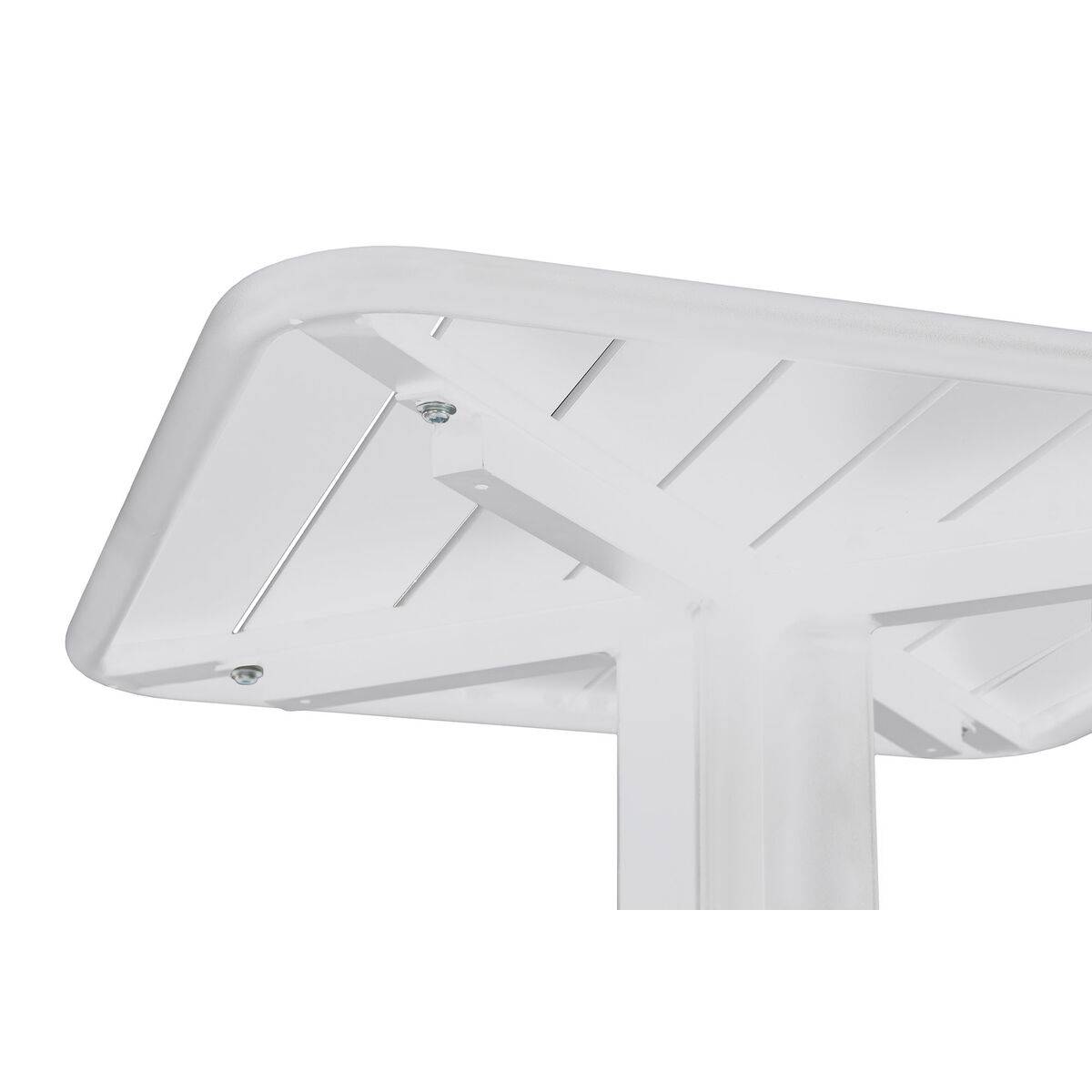 Conjunto de Mesa con 2 Sillas Home ESPRIT Blanco Metal Polipropileno 60 x 60 x 102 cm