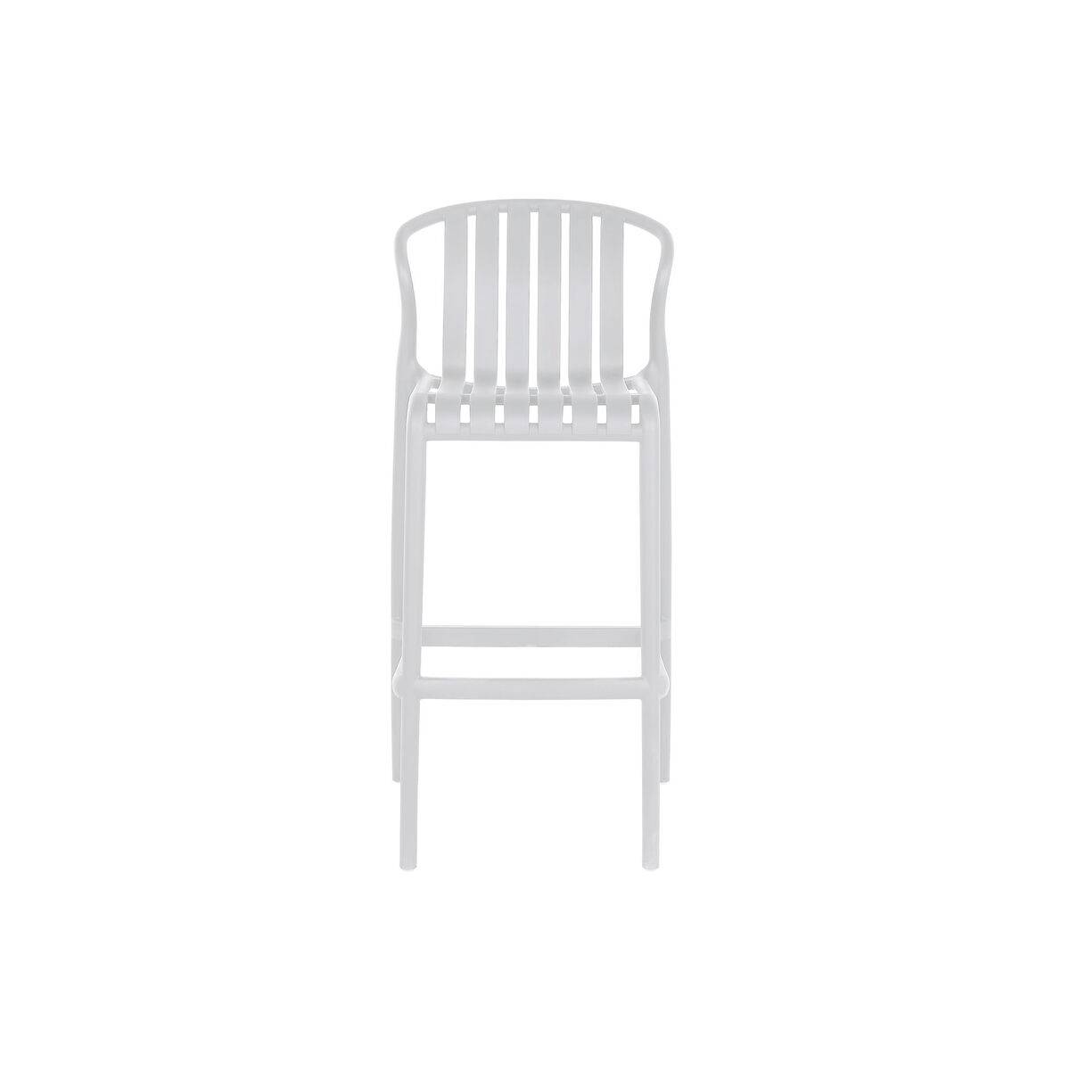 Conjunto de Mesa con 2 Sillas Home ESPRIT Blanco Metal Polipropileno 60 x 60 x 102 cm