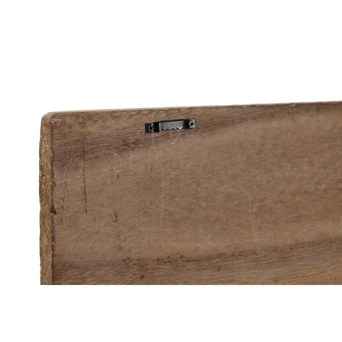 Perchero de Pared Home ESPRIT Natural Madera de Paulonia 89 x 6 x 62 cm