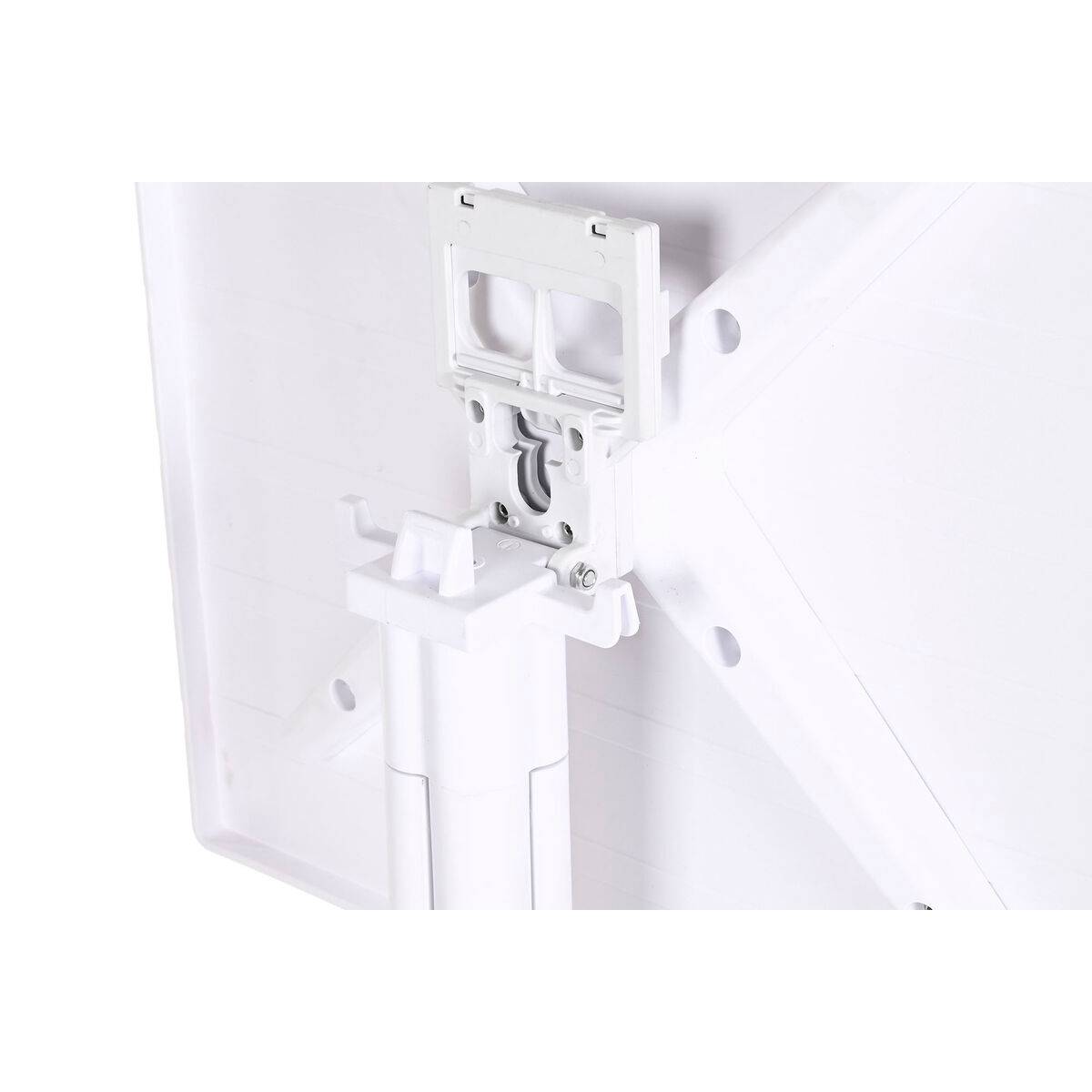 Mesa de Comedor Home ESPRIT Blanco Metal Polipropileno 70 x 70 x 75 cm