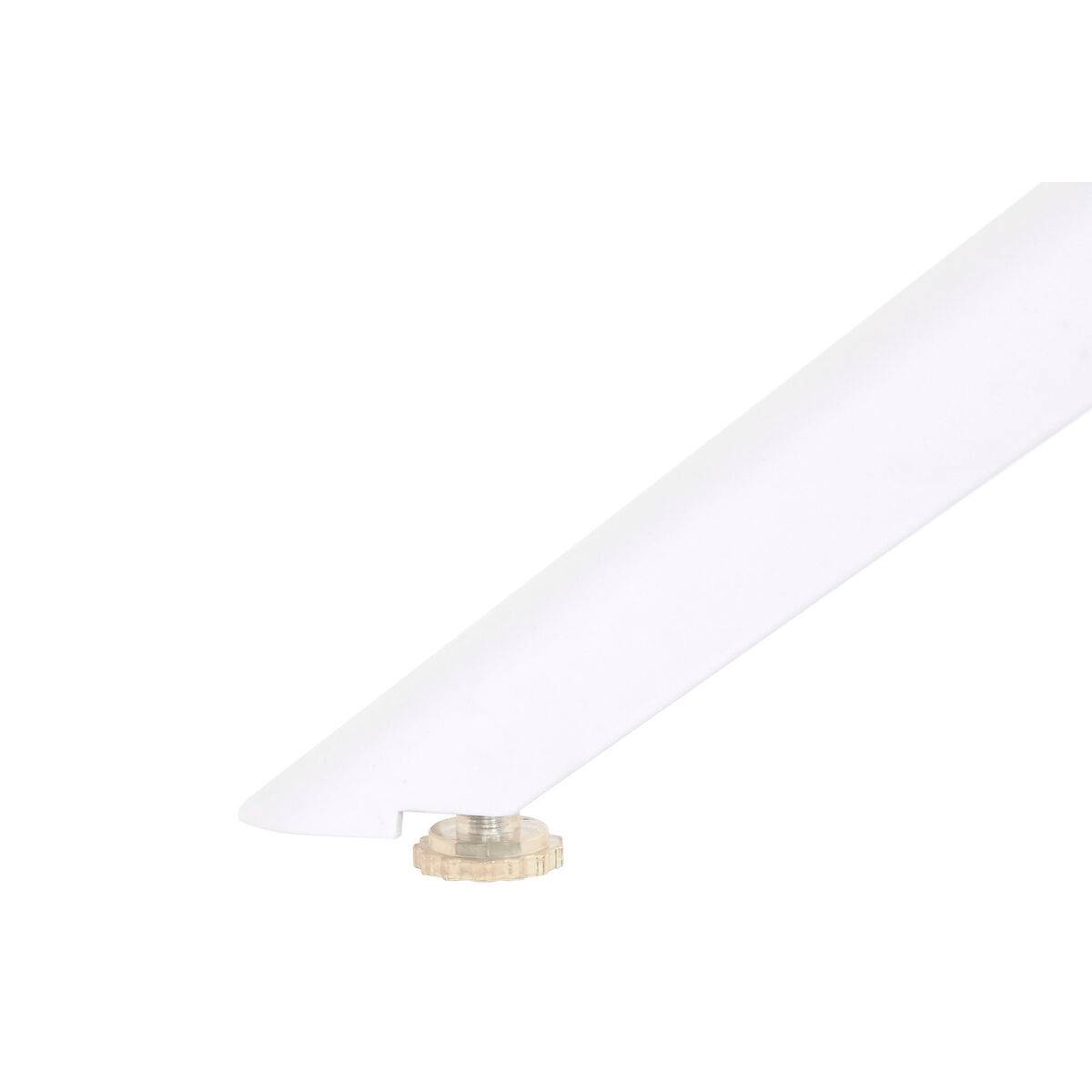 Mesa de Comedor Home ESPRIT Blanco Metal Polipropileno 80 x 80 x 75 cm