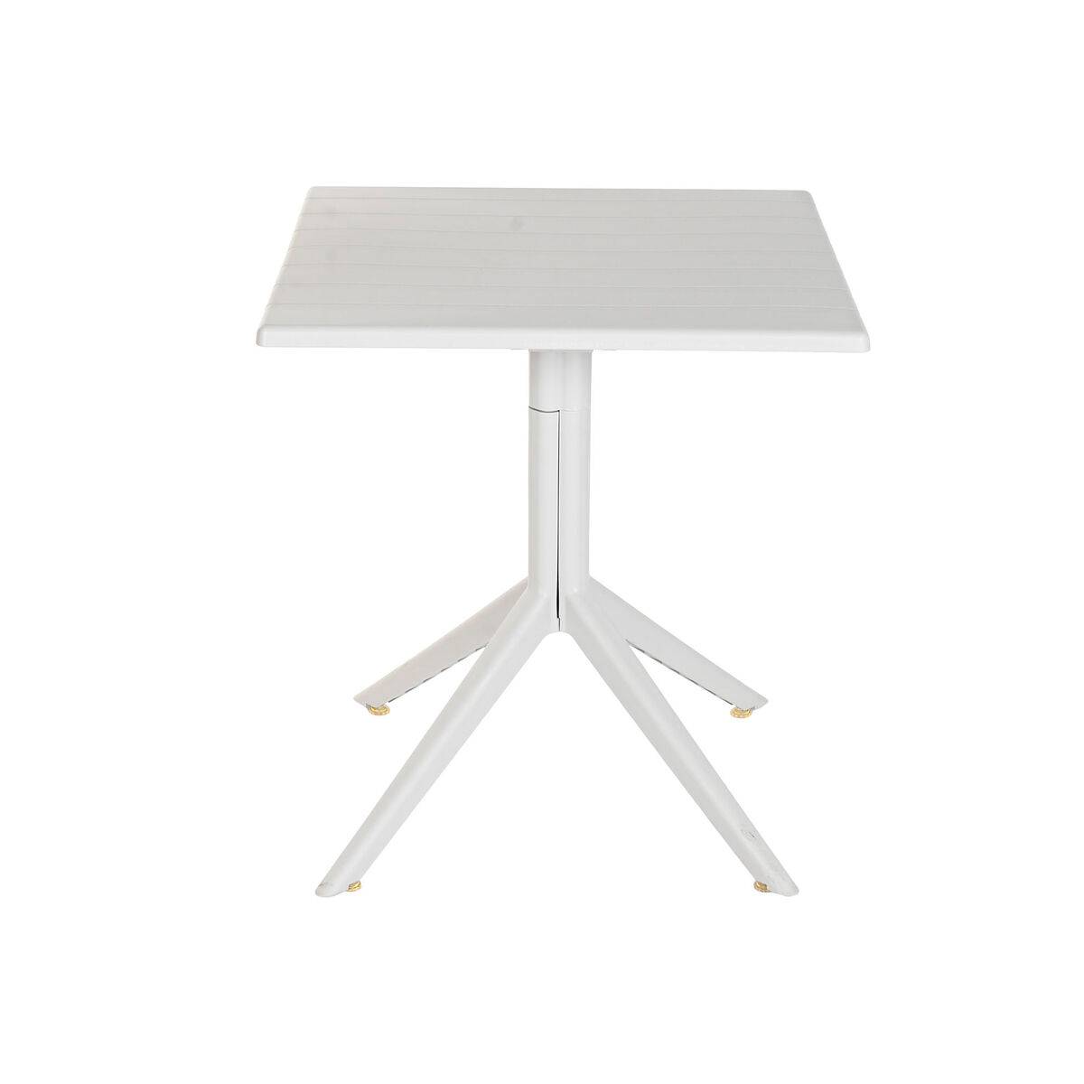 Mesa de Comedor Home ESPRIT Gris Metal Polipropileno 70 x 70 x 75 cm