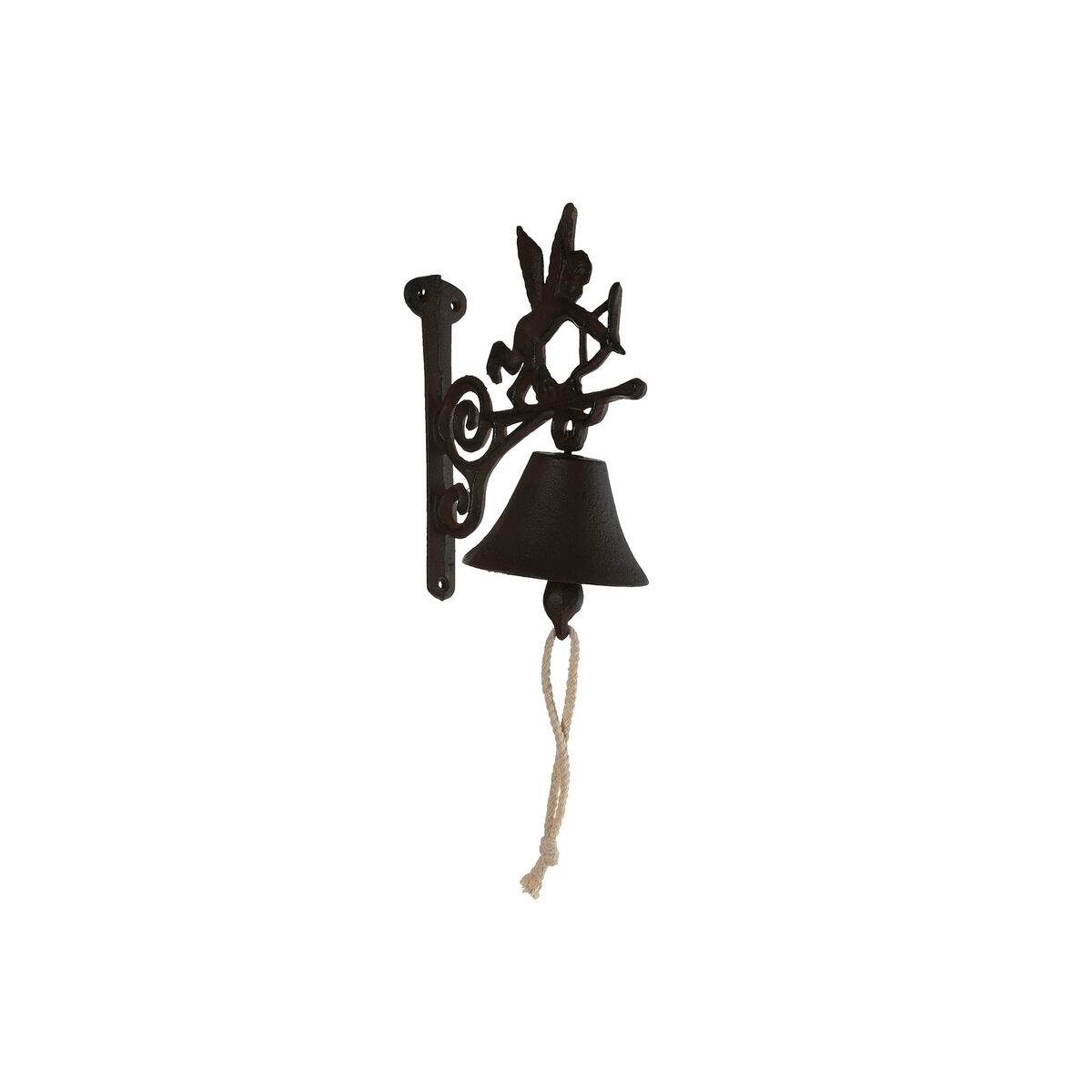 Campana Home ESPRIT Marrón Negro Hierro 16,5 x 10 x 21 cm