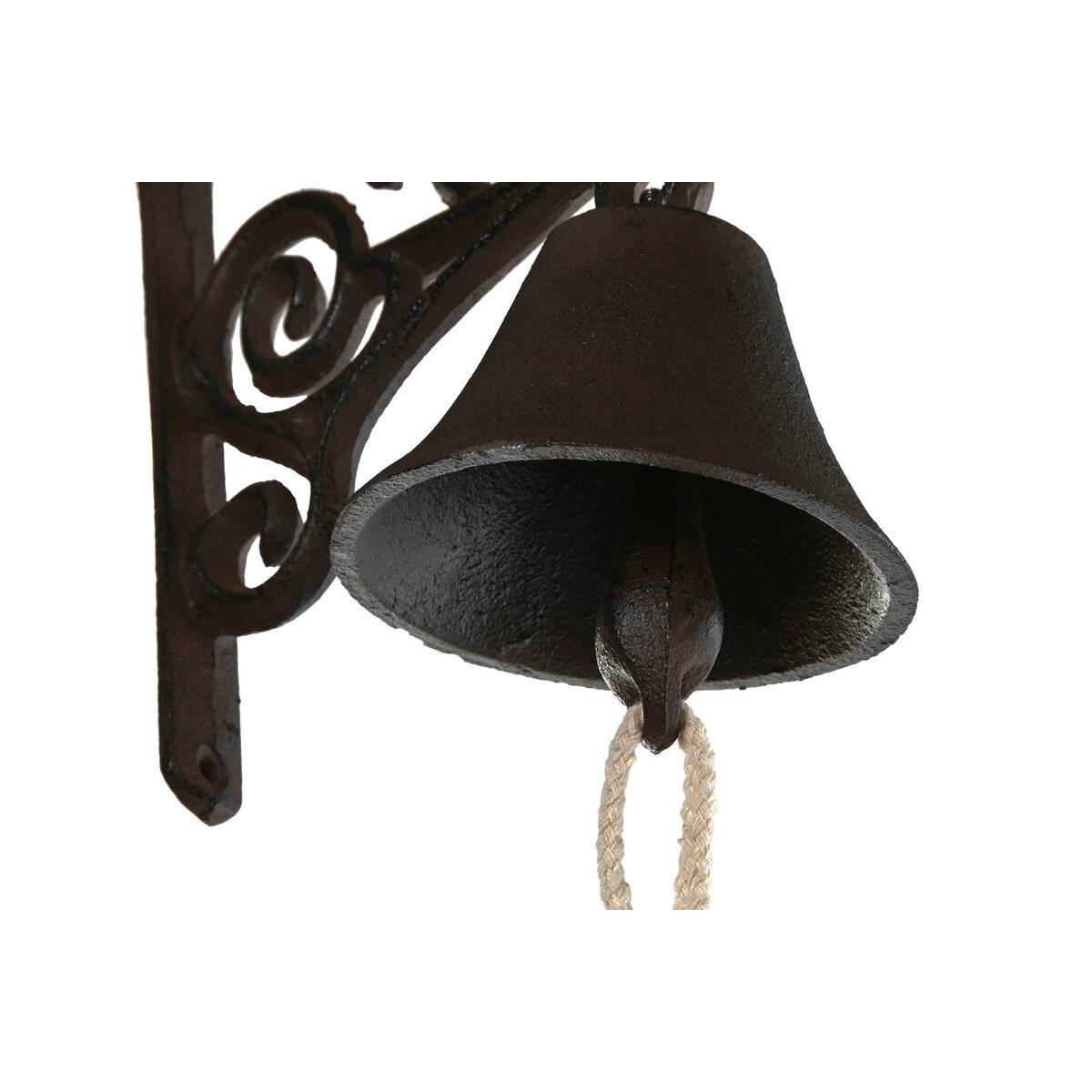 Campana Home ESPRIT Marrón Negro Hierro 16,5 x 10 x 21 cm