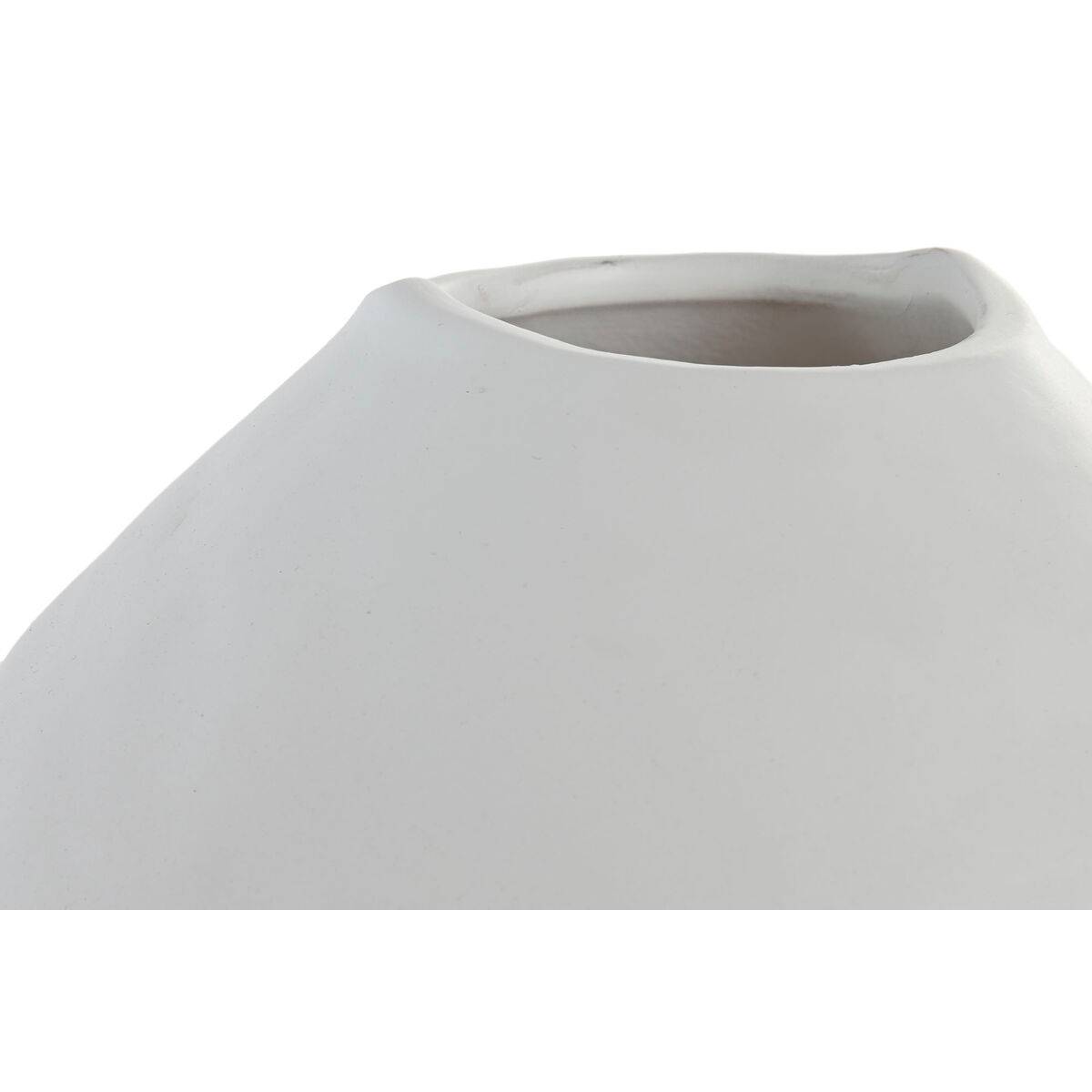 Jarrón Home ESPRIT Beige Gres Estilo artesanal 26 x 26 x 19 cm
