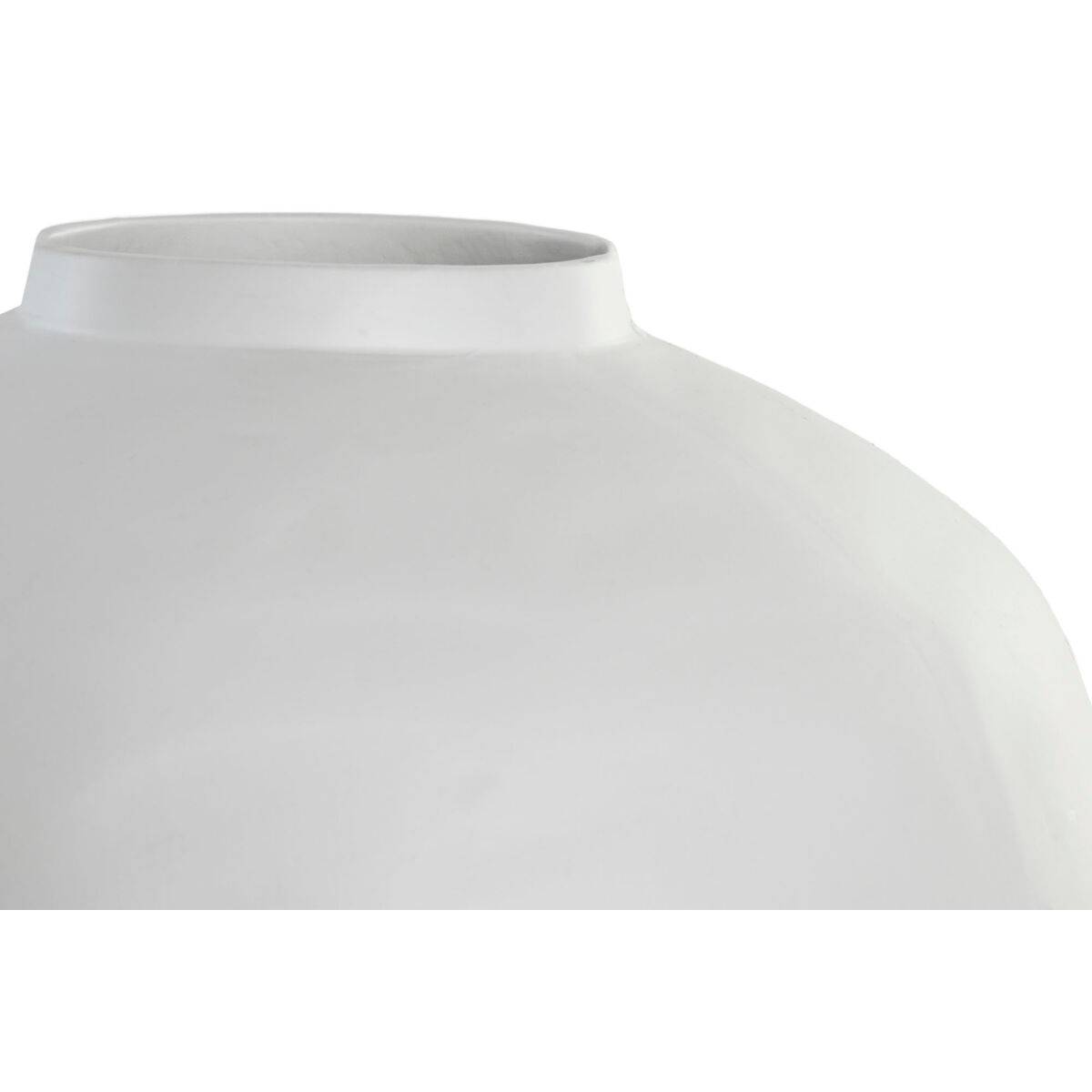 Jarrón Home ESPRIT Blanco Gres Estilo artesanal 40 x 40 x 44 cm