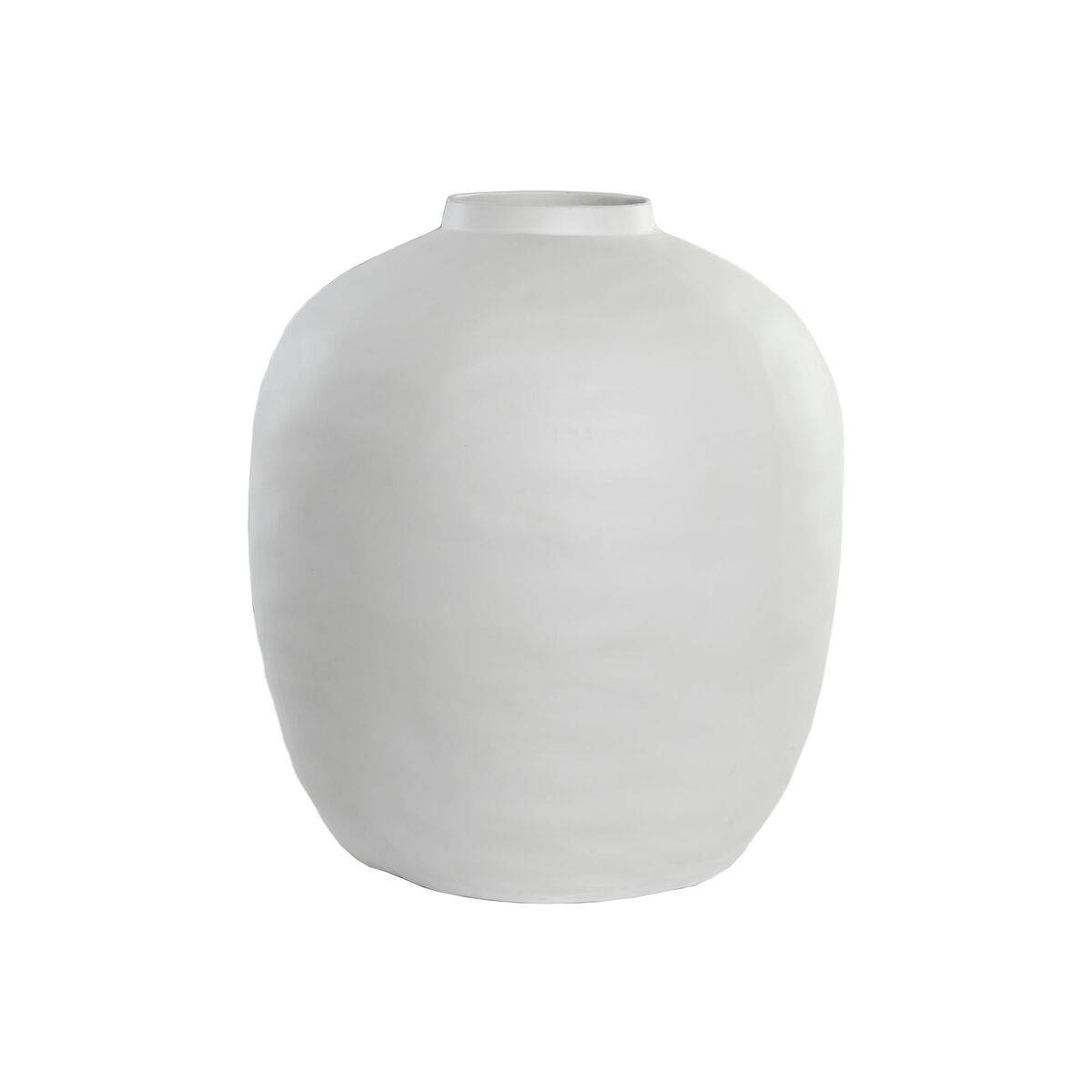 Jarrón Home ESPRIT Blanco Gres Estilo artesanal 40 x 40 x 44 cm