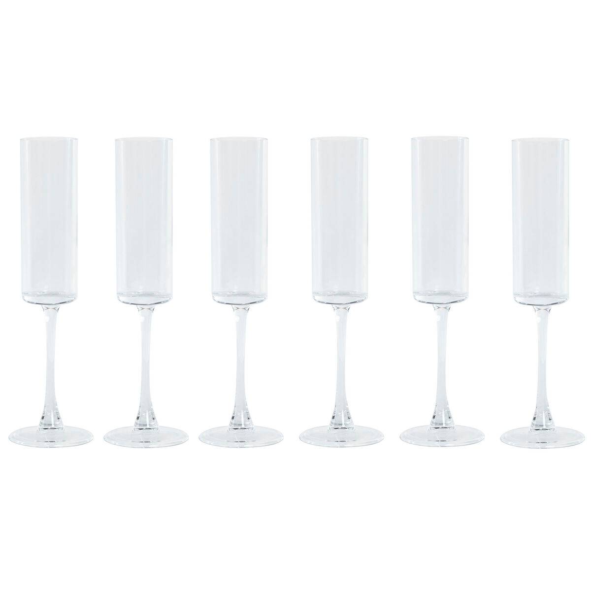 Copa de champán Home ESPRIT Transparente Cristal 160 ml (6 Unidades)