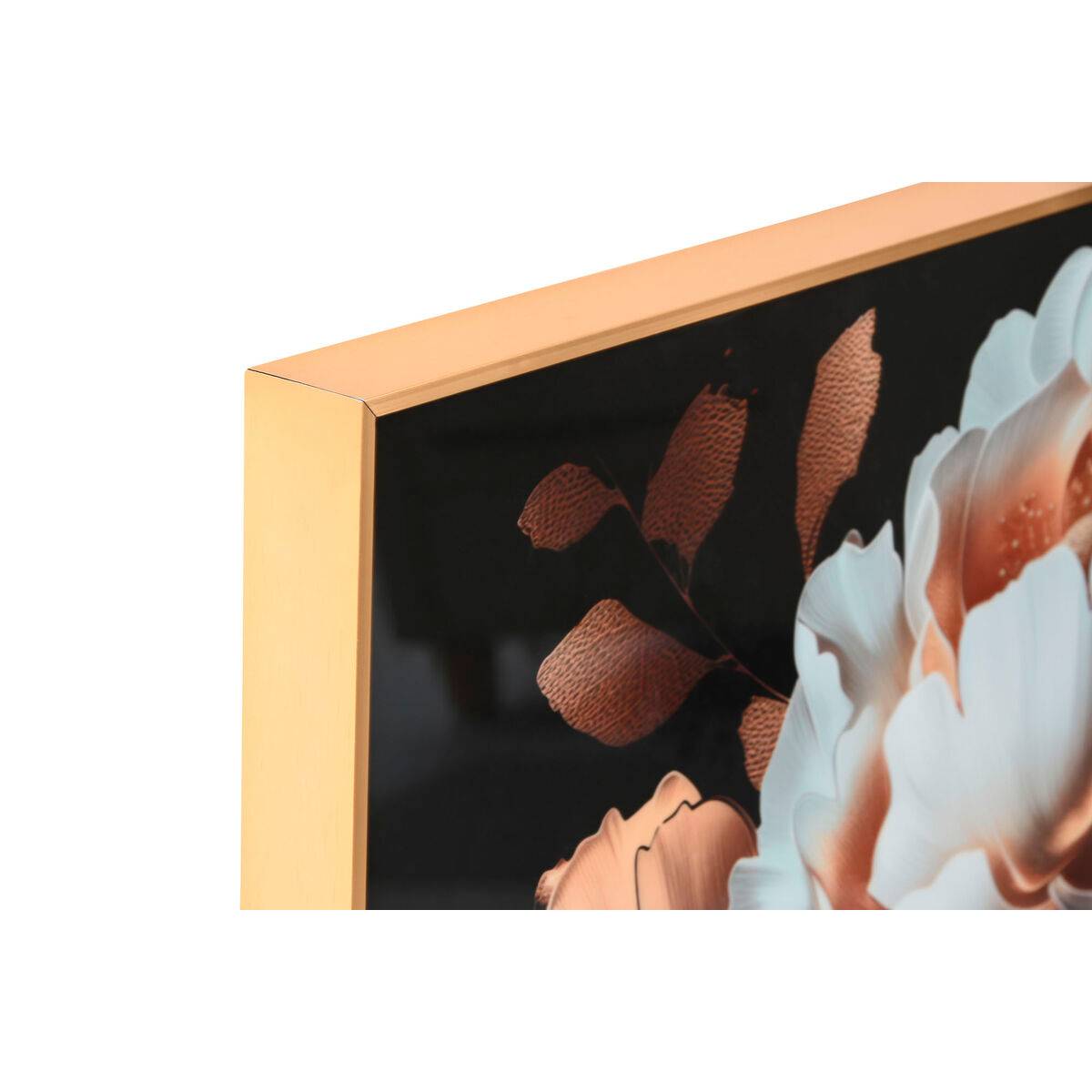 Cuadro Home ESPRIT Aluminio Madera MDF 80 x 3,5 x 80 cm