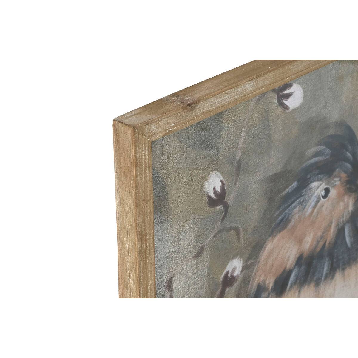 Cuadro Home ESPRIT Cristal Madera MDF 50 x 2 x 50 cm