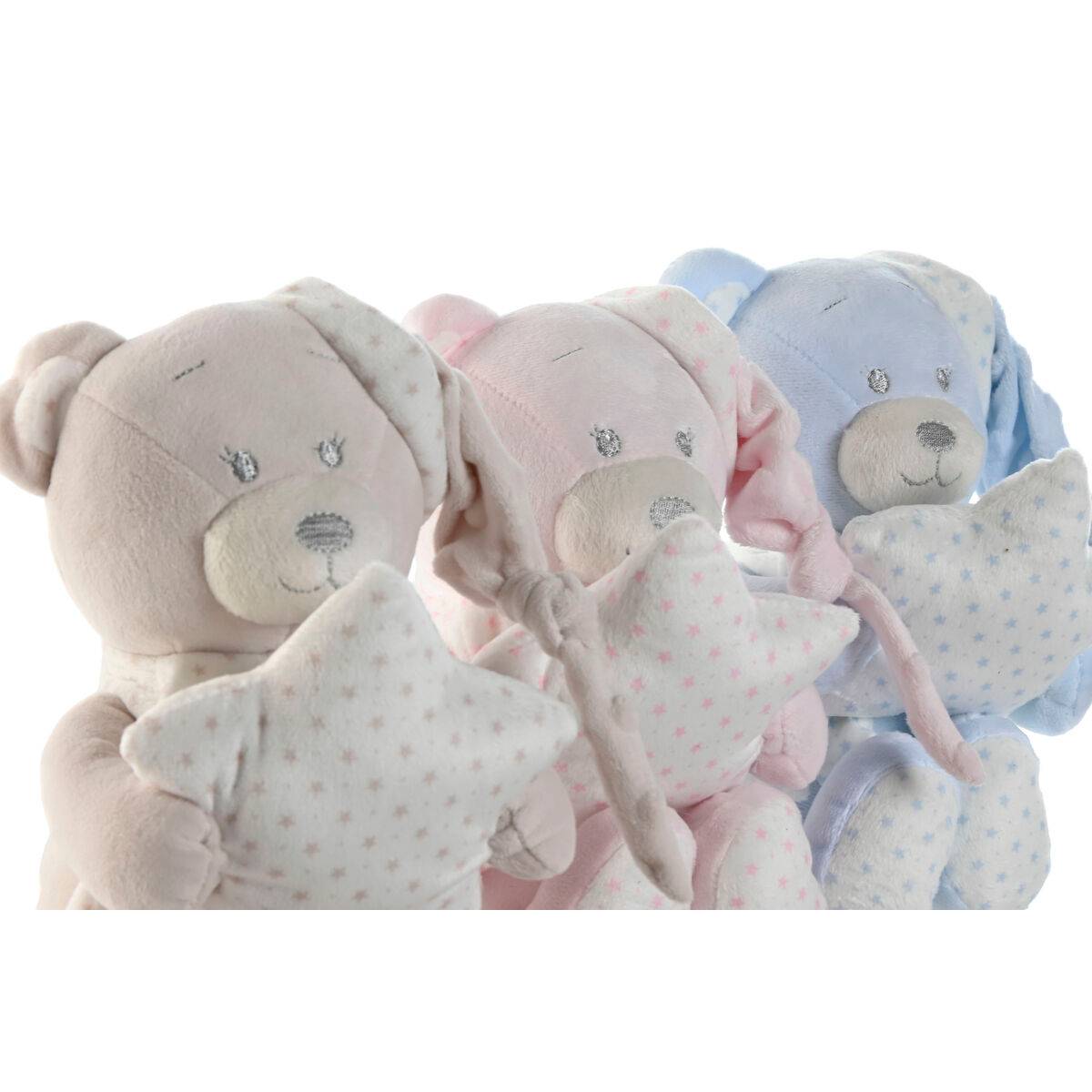 Set de Regalo para Bebé Home ESPRIT Azul Beige Rosa Poliéster (3 Unidades)
