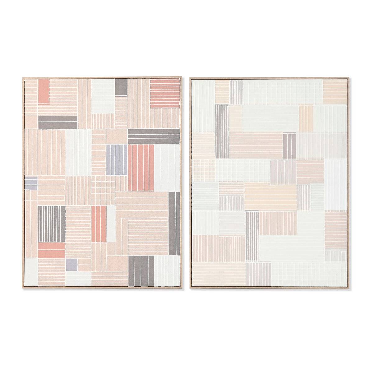 Lienzo Home ESPRIT Poliestireno Lienzo 60 x 3 x 80 cm