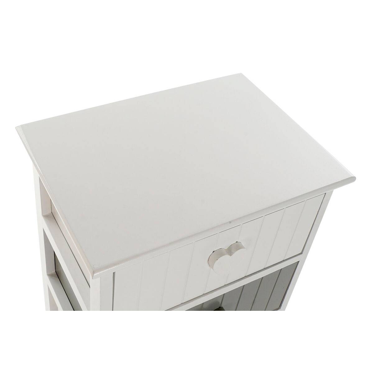 Cajonera Home ESPRIT Blanco Gris 40 x 29 x 90 cm
