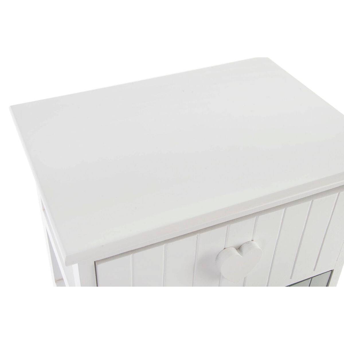 Cajonera Home ESPRIT Blanco Gris 40 x 29 x 73 cm
