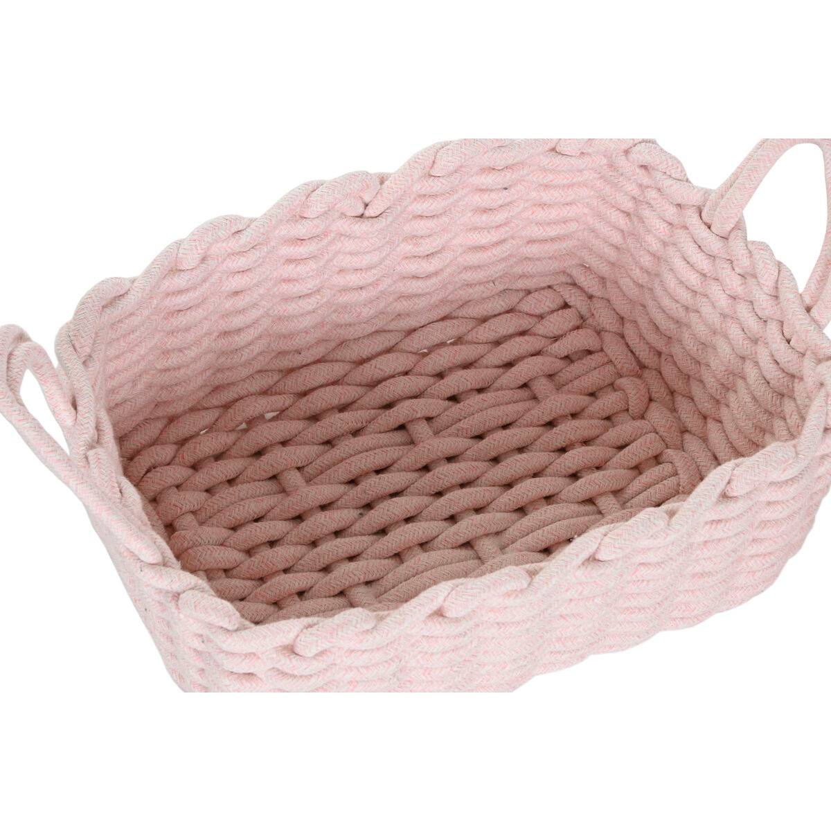 Juego de Cestas Home ESPRIT Cuerda 32 x 25 x 15 cm
