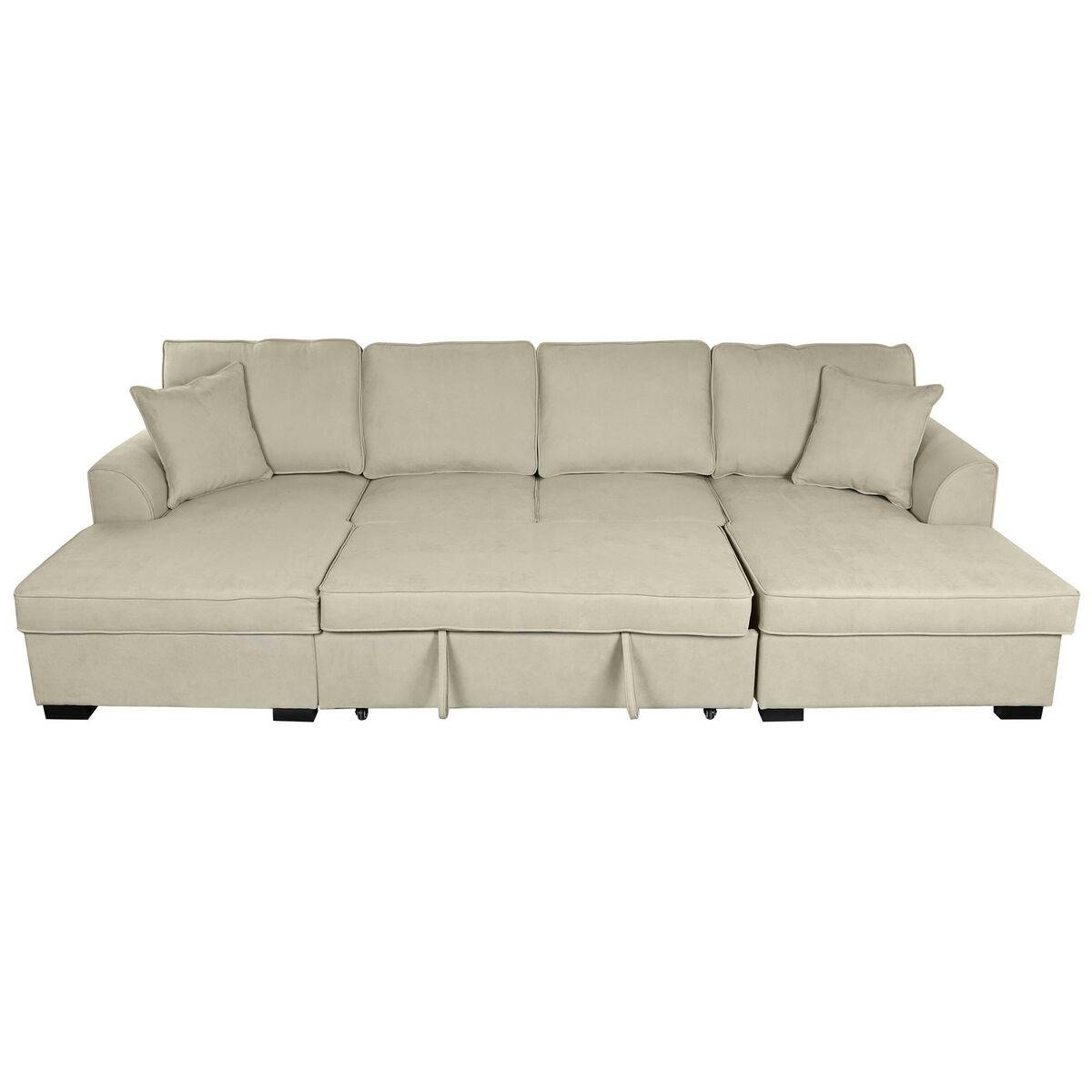 Sofá Cama Home ESPRIT Arena Moderno 298 x 154 x 92 cm