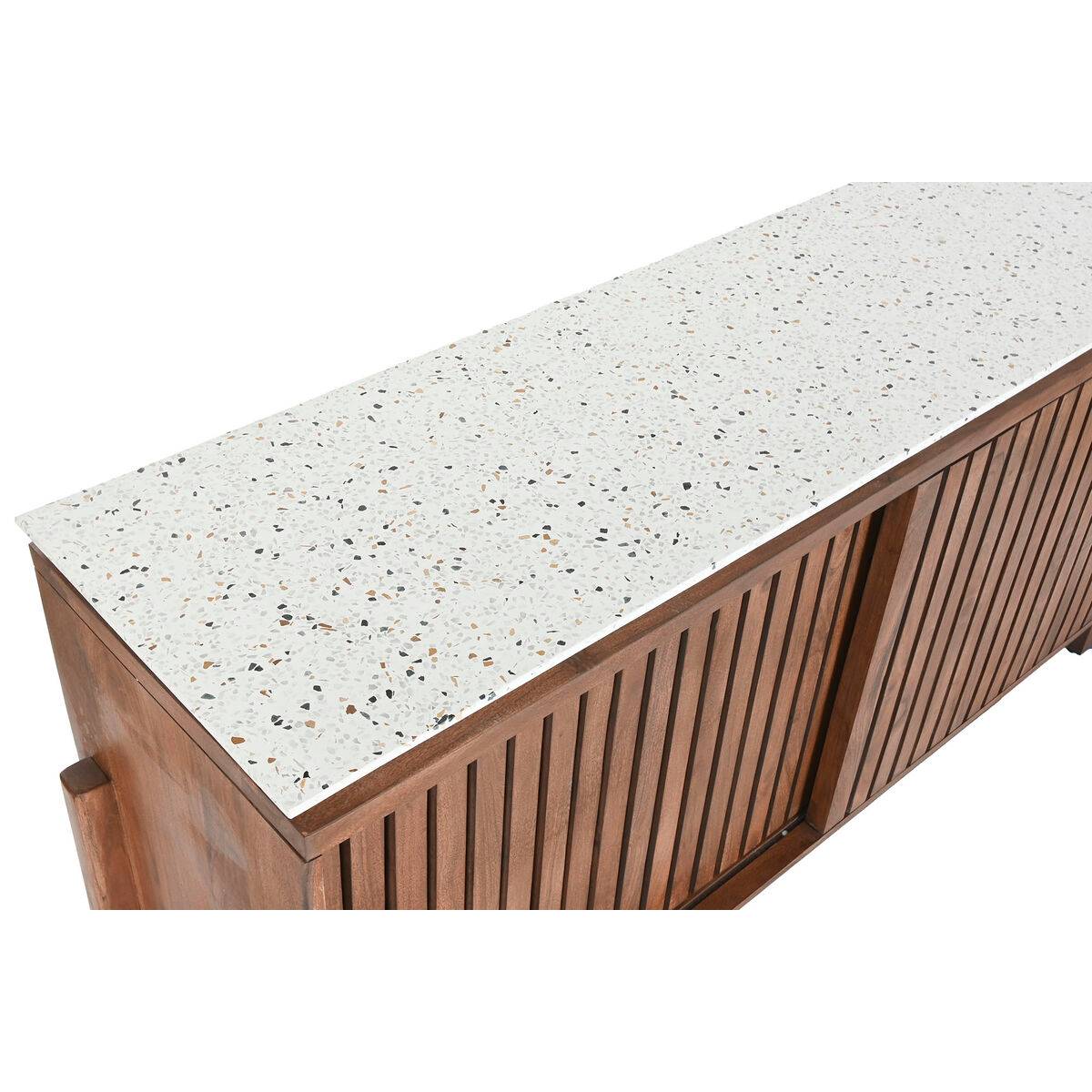 Aparador Home ESPRIT Acacia Terrazo 146 x 46 x 82 cm