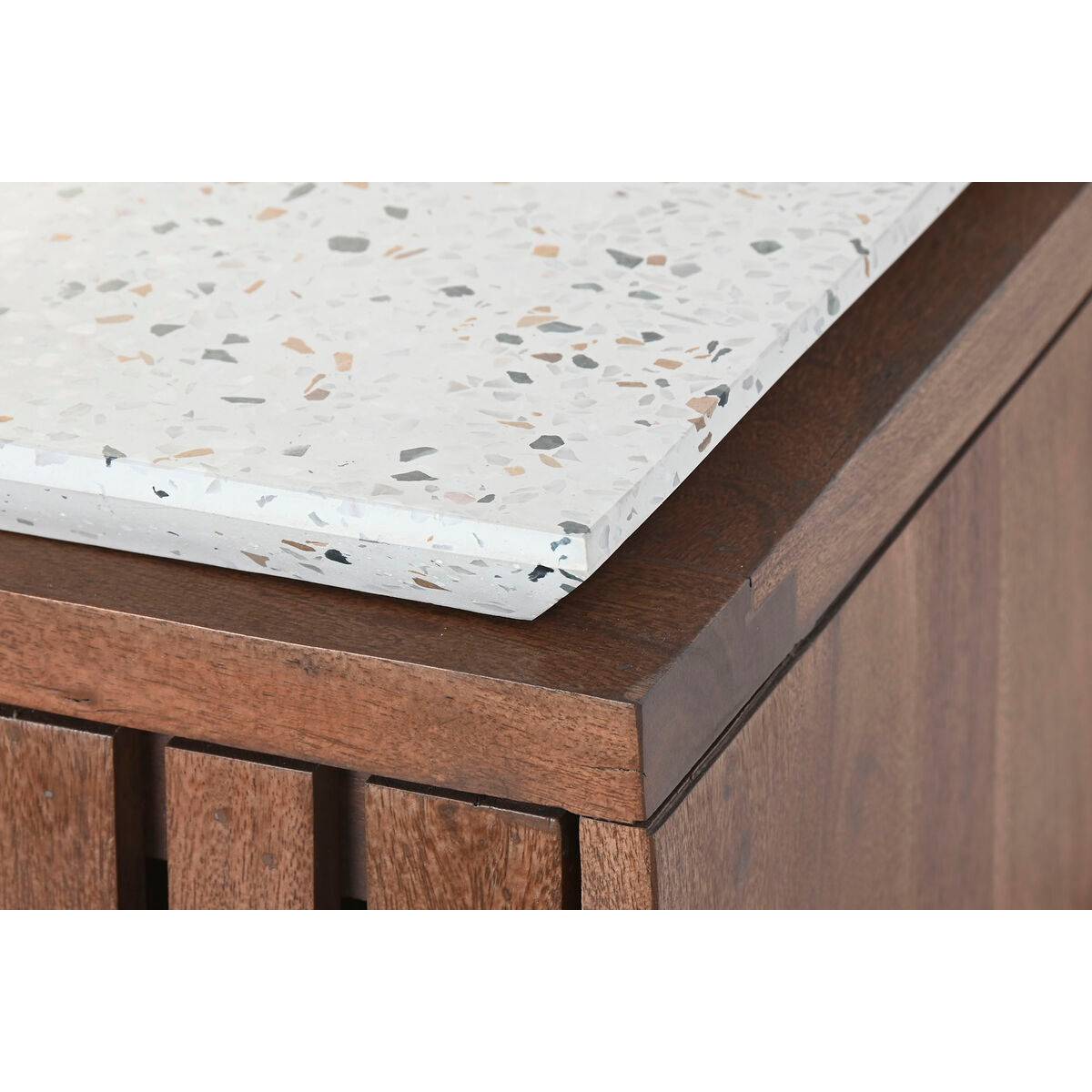 Aparador Home ESPRIT Acacia Terrazo 146 x 46 x 82 cm