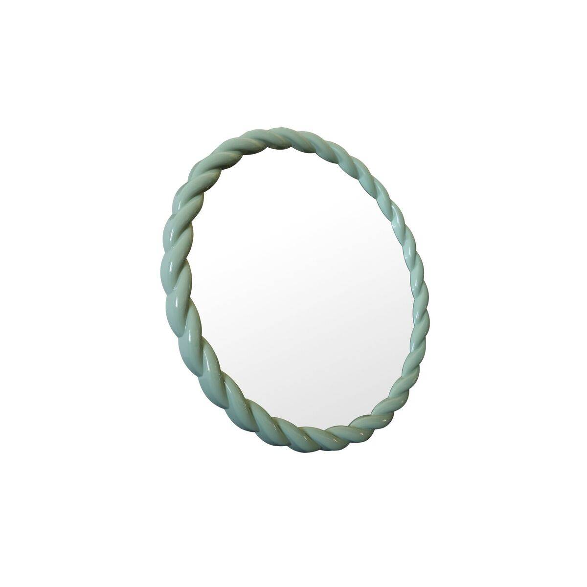 Espejo de pared Home ESPRIT Blanco Verde Rosa Lila 44 x 3 x 44 cm (4 Unidades)