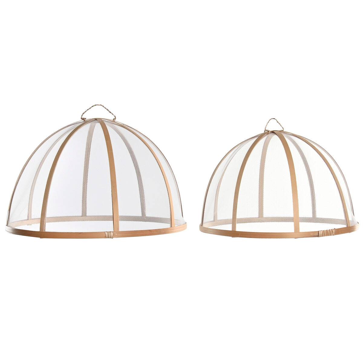 Cubreplatos Home ESPRIT Bambú 35 x 35 x 22 cm