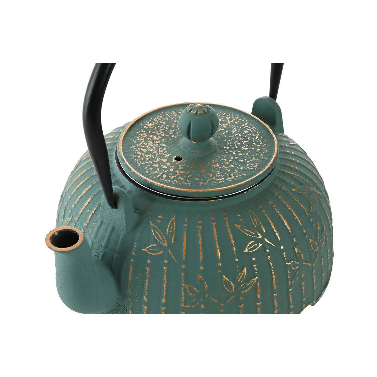 Tetera Home ESPRIT Verde Bambú Acero Inoxidable Hierro 1 L