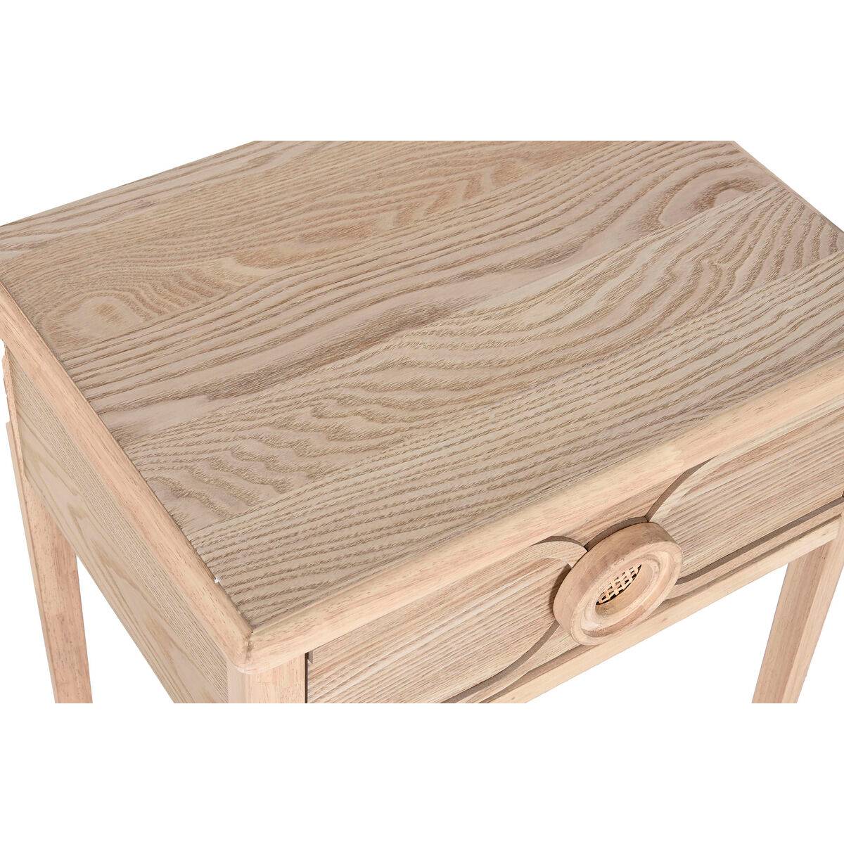 Mesita de Noche Home ESPRIT Natural 48 x 35 x 65 cm