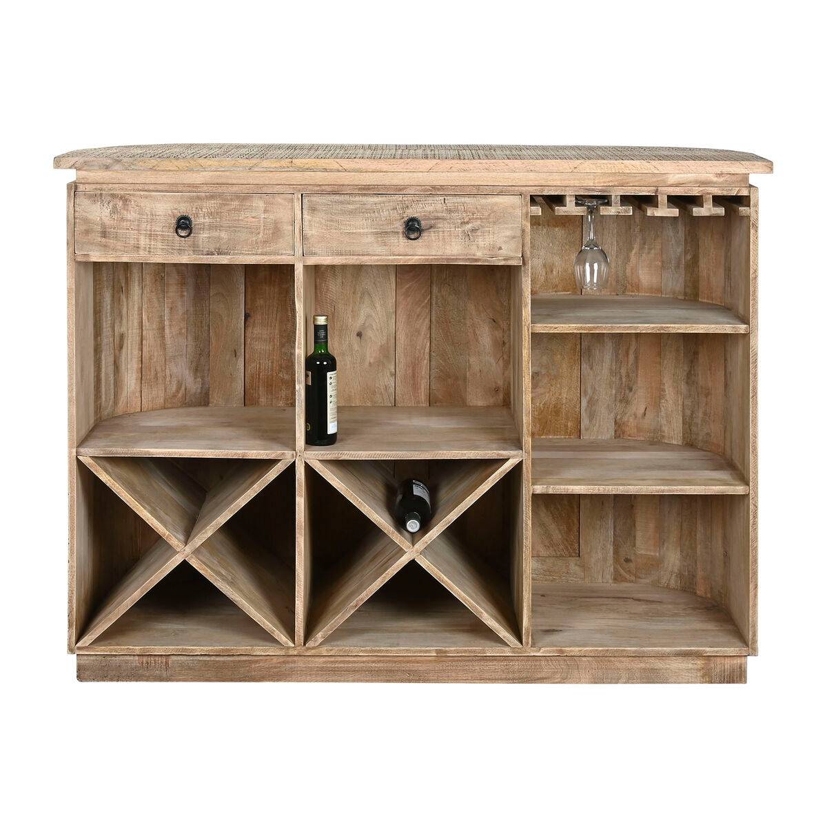 Mueble bar Home ESPRIT Marrón 146 x 54 x 110 cm
