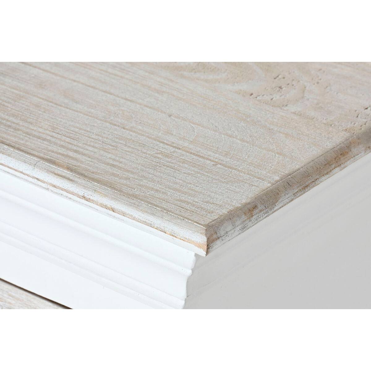 Cajonera Home ESPRIT Blanco Desgastado 115 x 40 x 80 cm